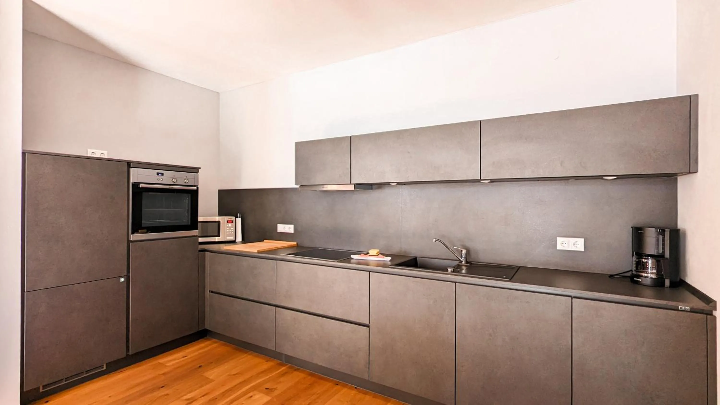 Kitchen or kitchenette in Chalet am Breitenberg Appartement CB 11