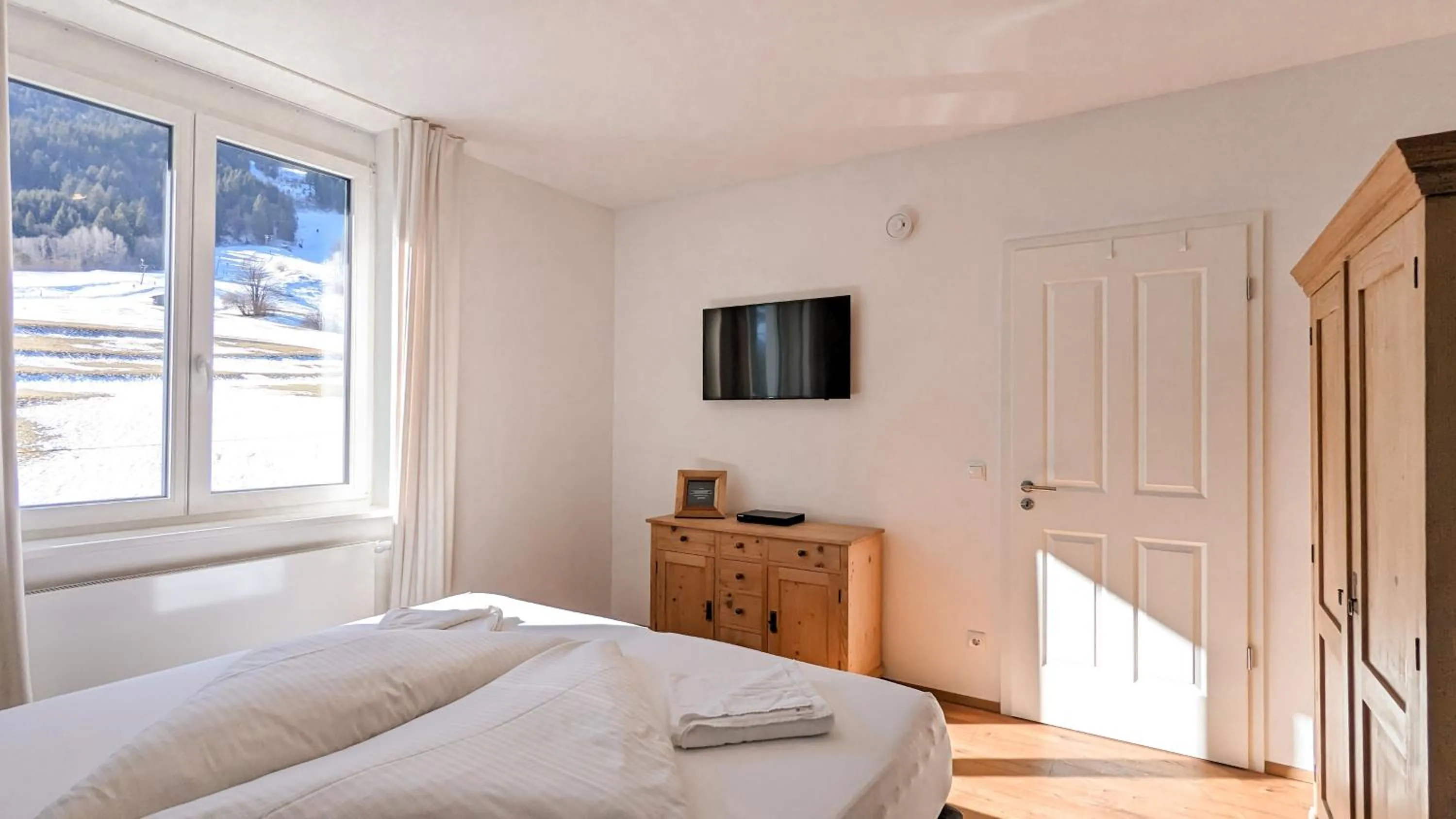 Bedroom, Bed in Chalet am Breitenberg Appartement CB 11