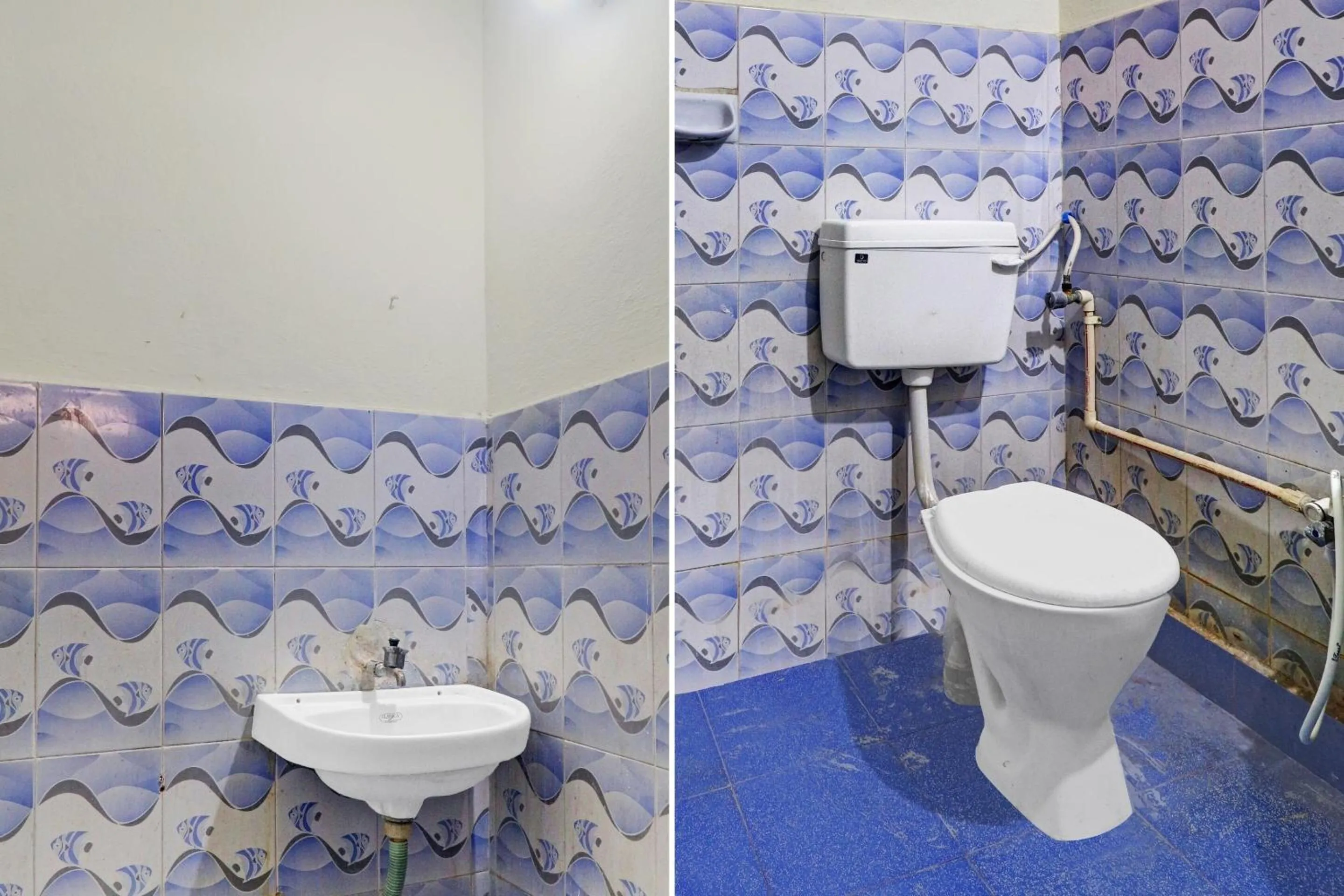 Bathroom in SPOT ON Sri Sai Lohith Lodge Near Secunderabad Railway Station