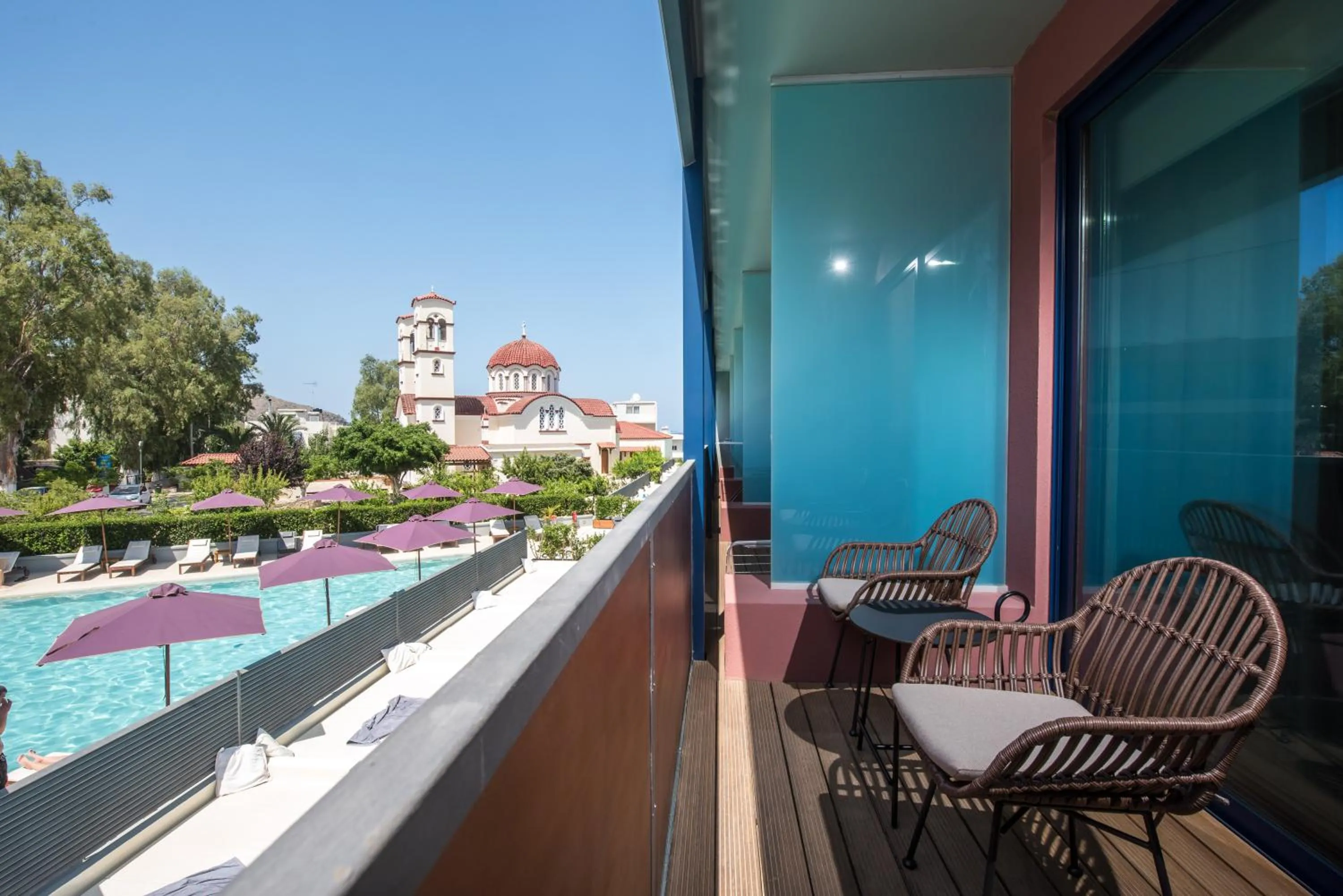 Pool view in Harmony Boutique Resort - Adults oriented