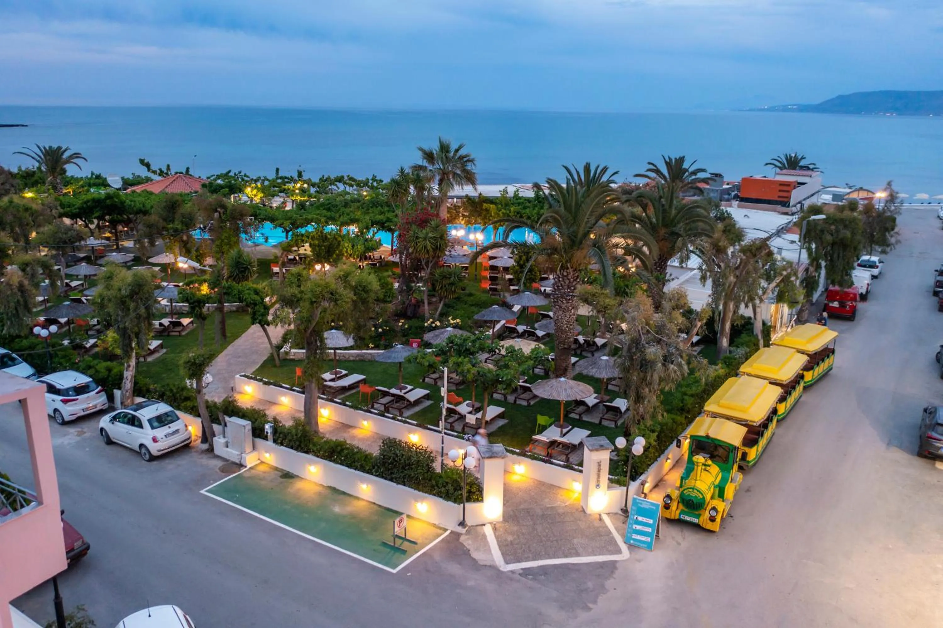 Location in Corissia Beach hotel