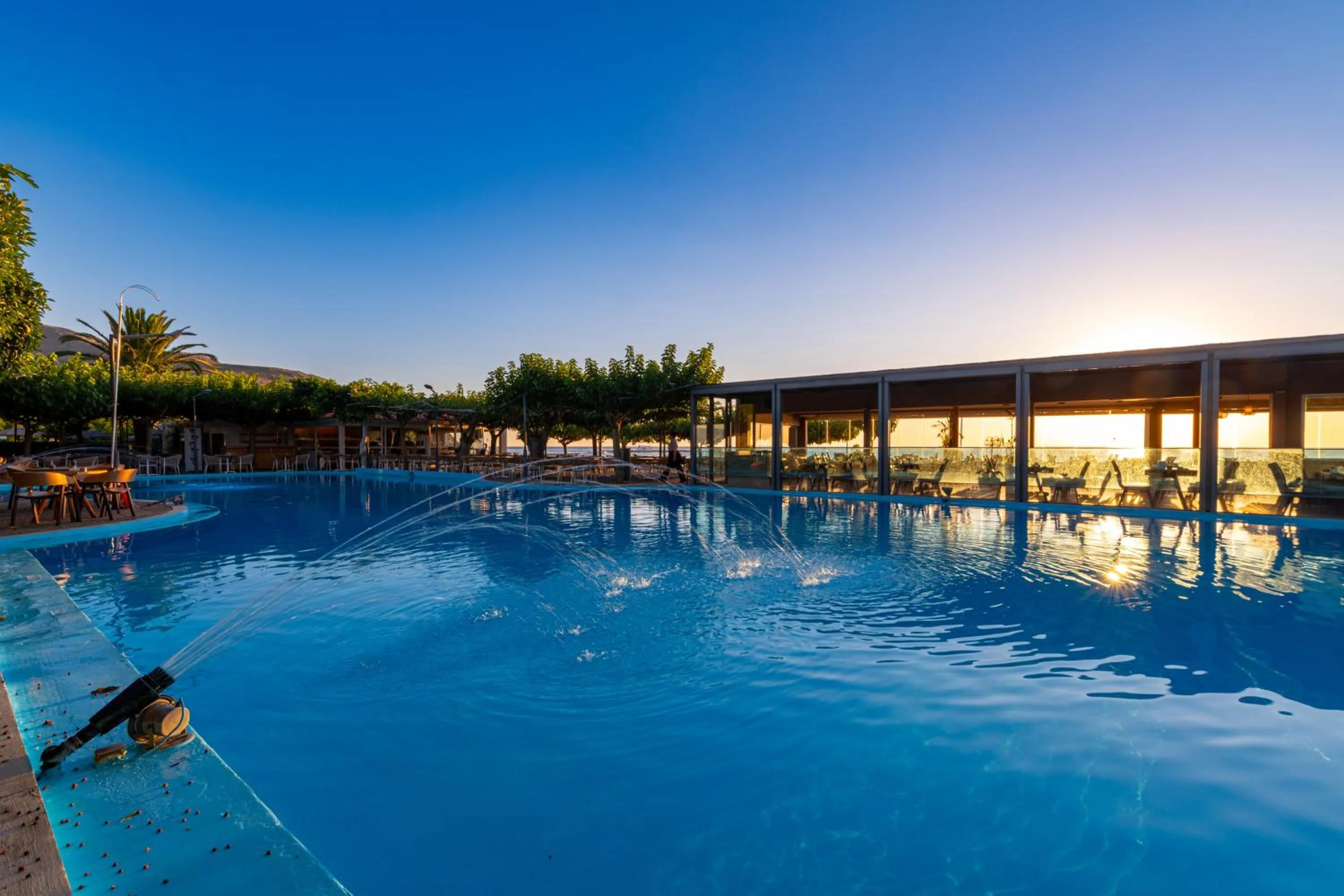 Swimming pool in Corissia Beach hotel