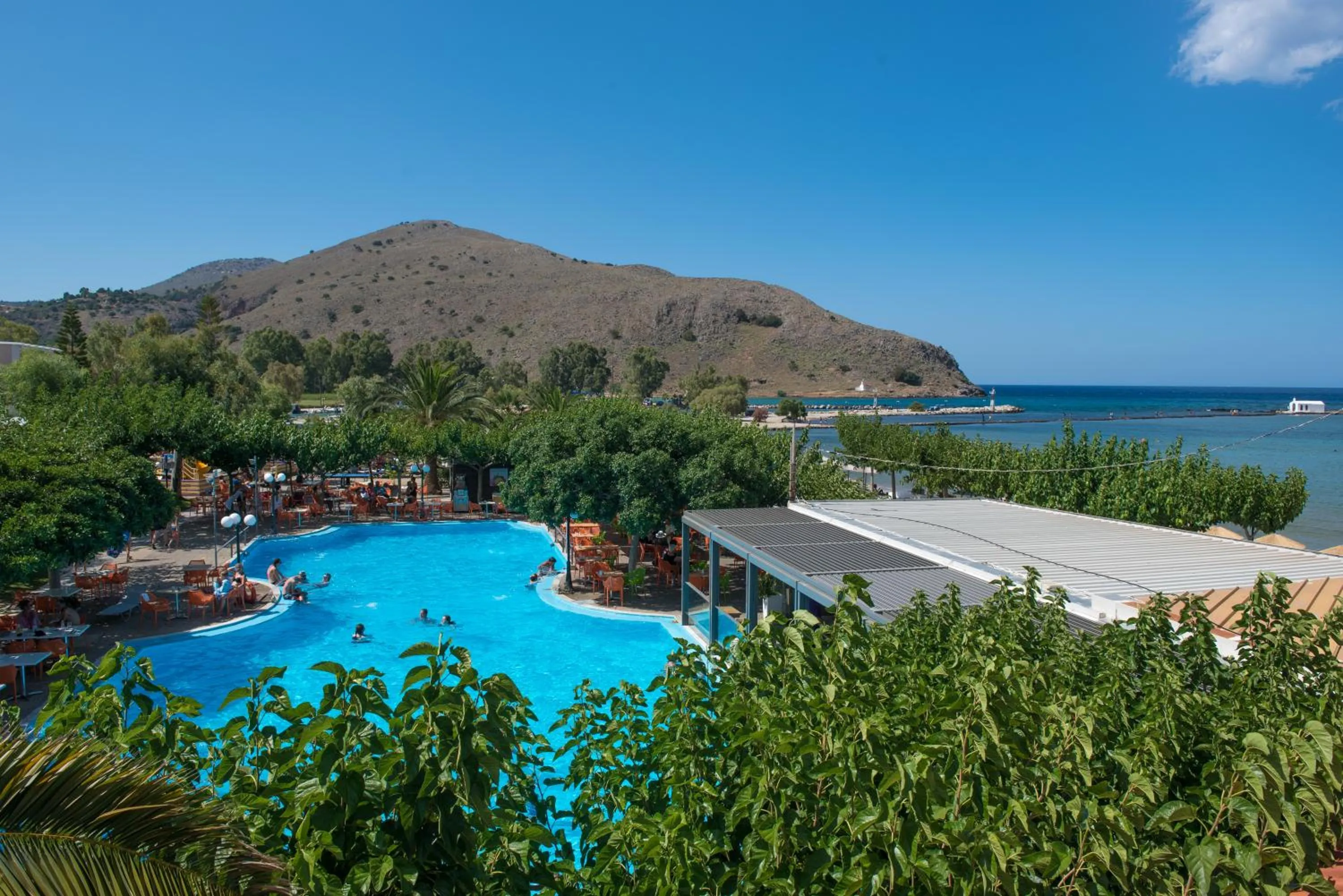 Swimming pool in Corissia Beach hotel