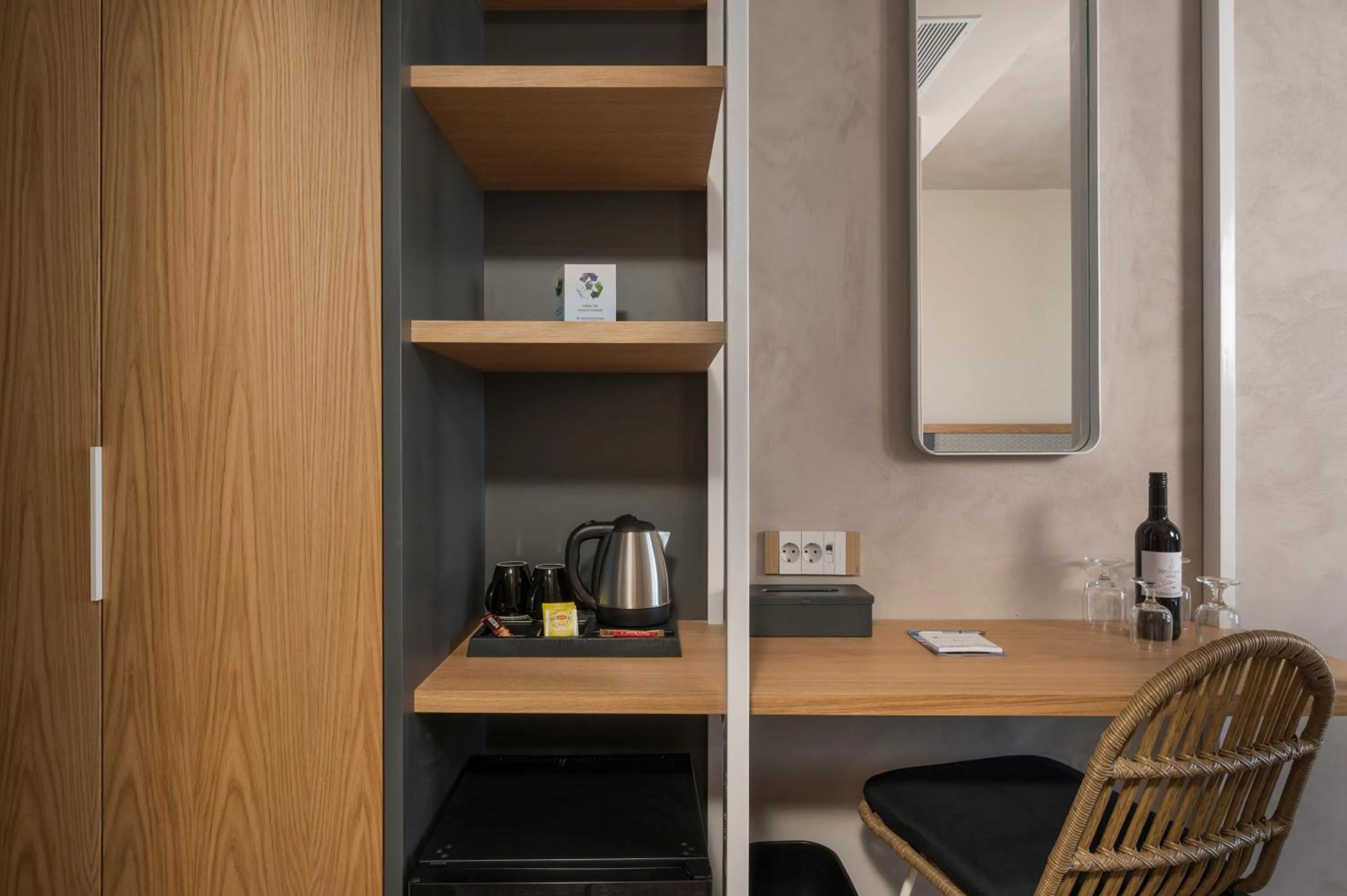 Coffee/tea facilities in Corissia Beach hotel