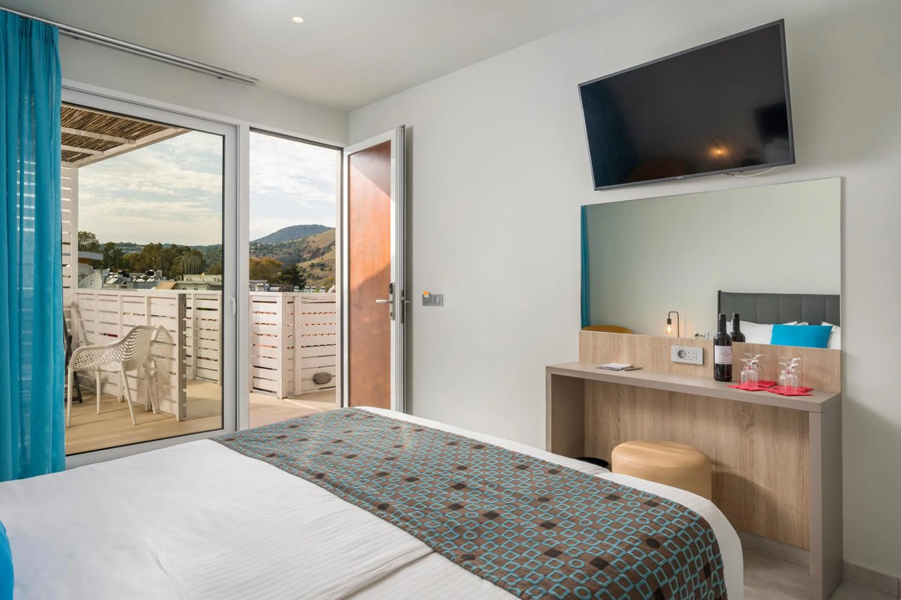 Bed in Corissia Beach hotel