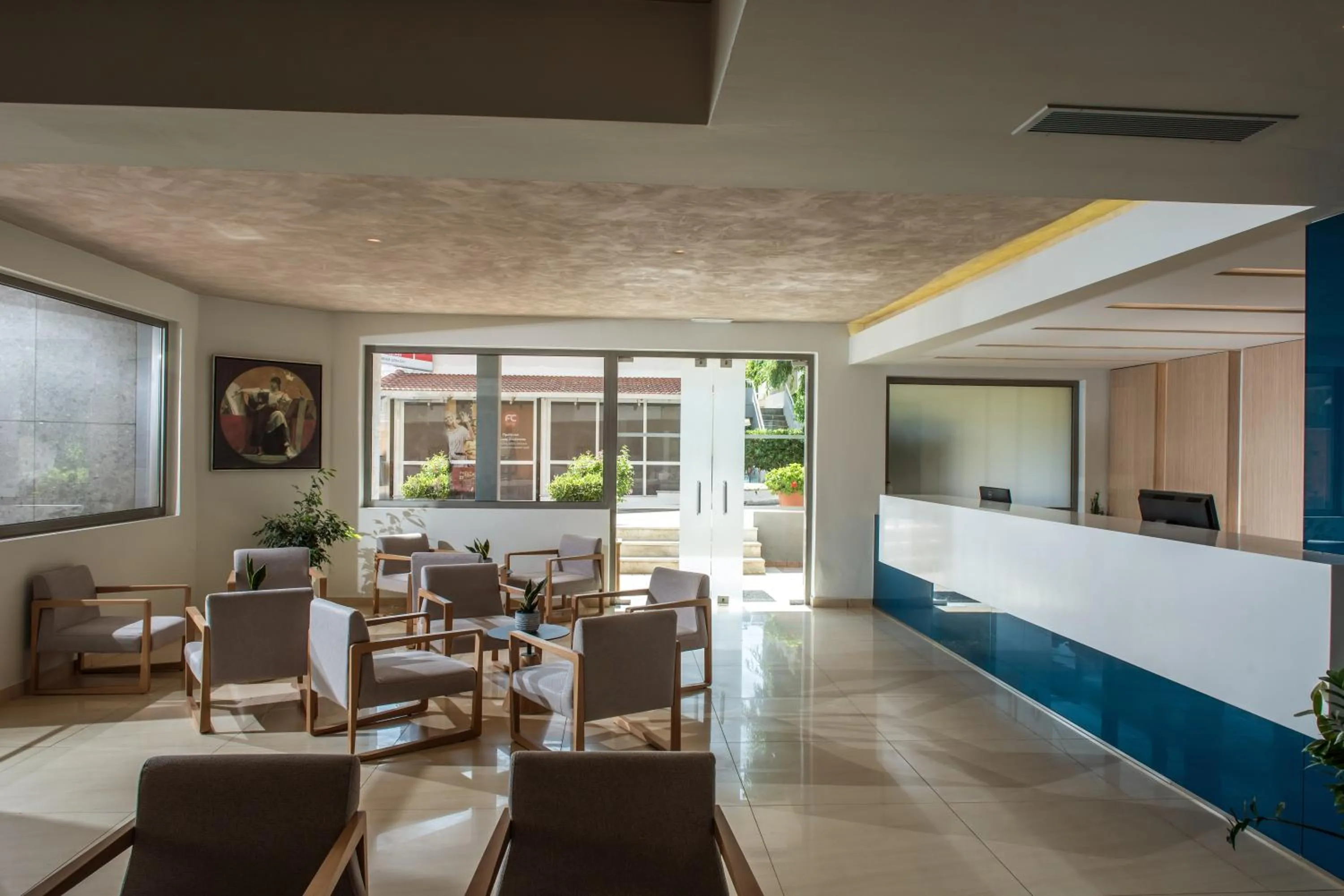 Lobby or reception in Corissia Beach hotel