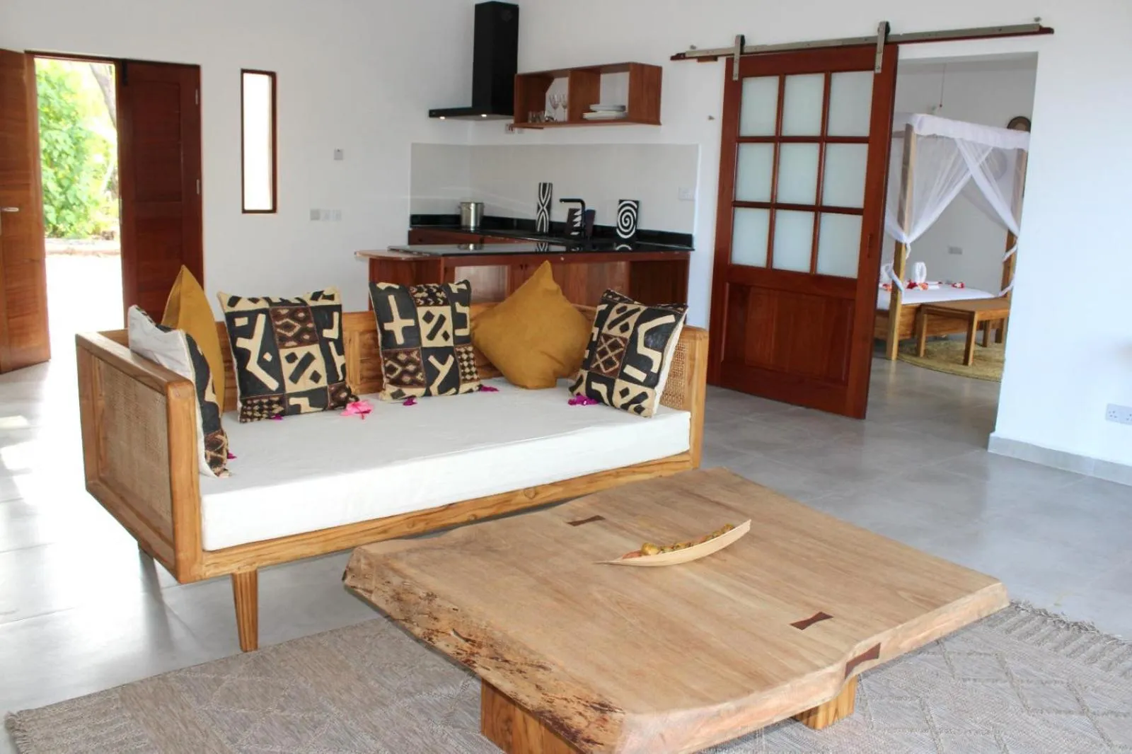 Living room in Kivuli Beach Resort Paje