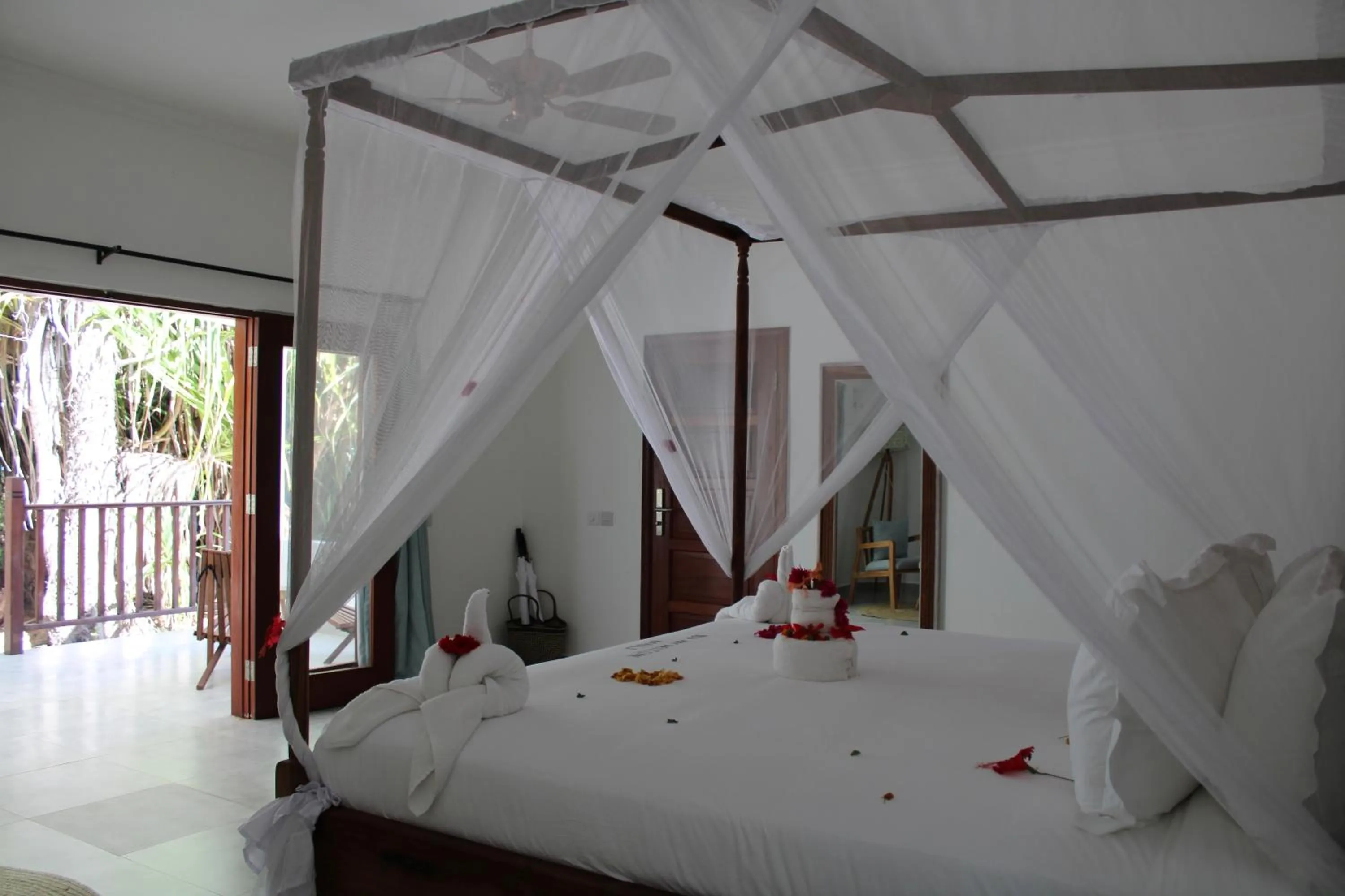 Bed in Kivuli Beach Resort Paje