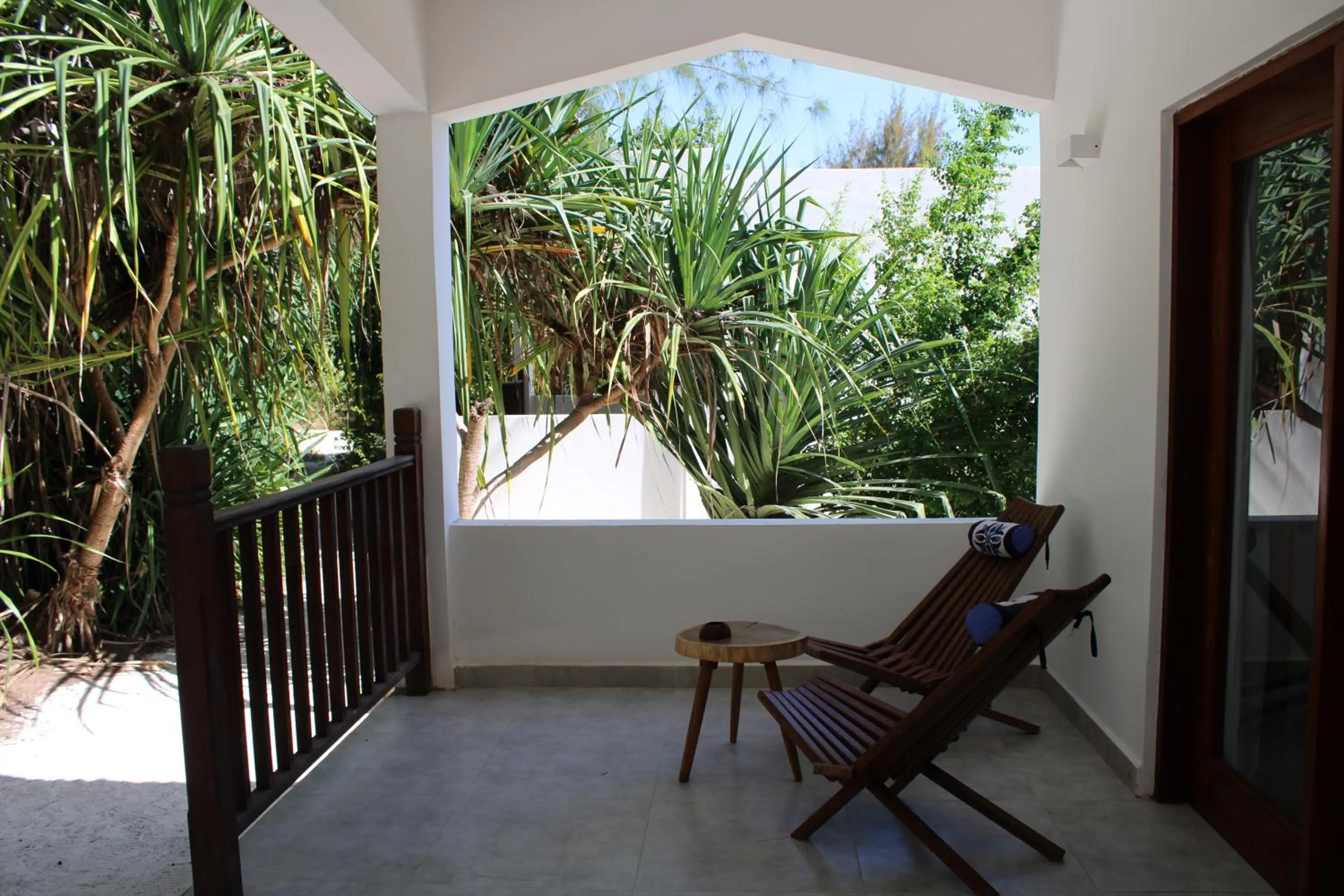 Patio in Kivuli Beach Resort Paje