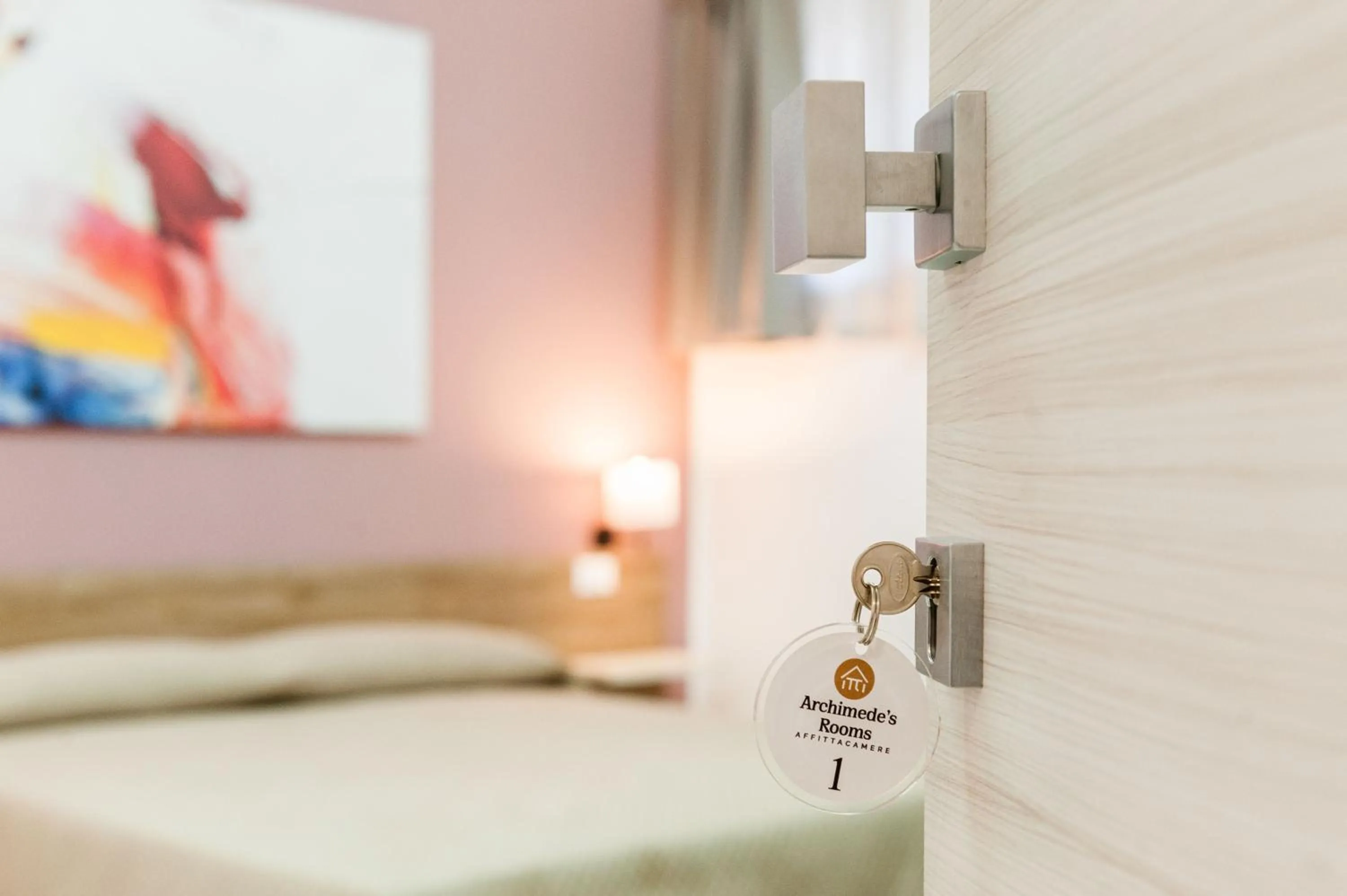 Bedroom, Bed in Archimede's Rooms