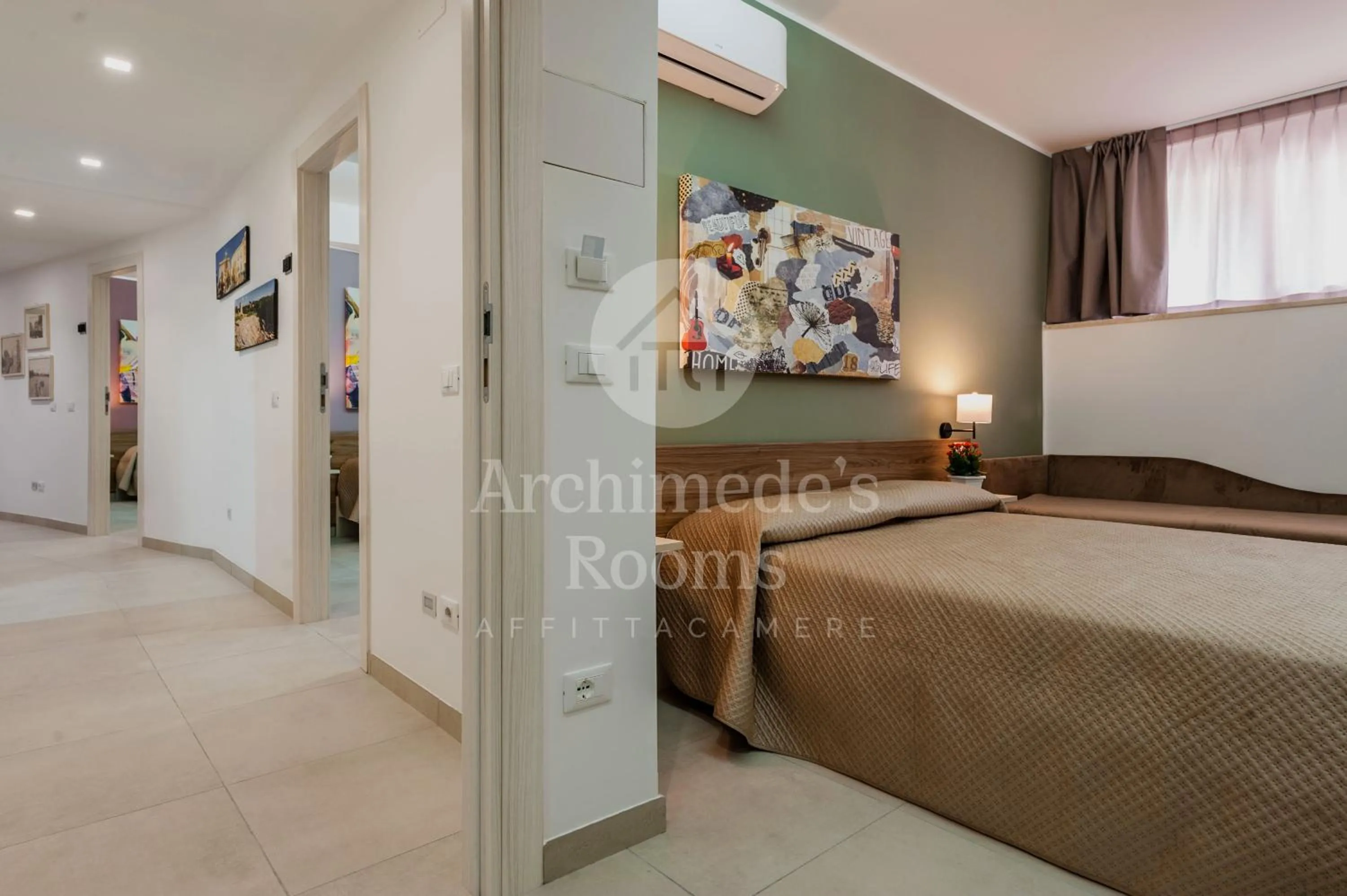 Bedroom, Bed in Archimede's Rooms