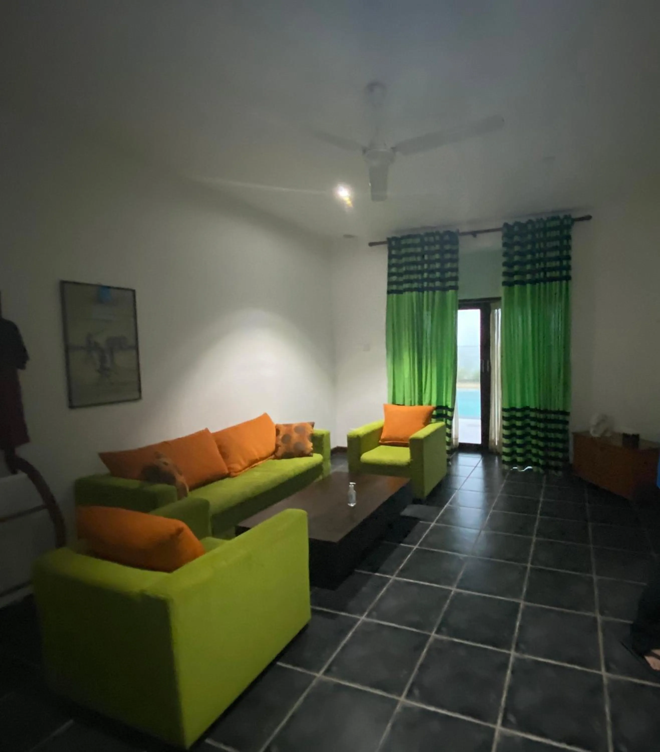 Seating area in Reef Bungalow Hotel