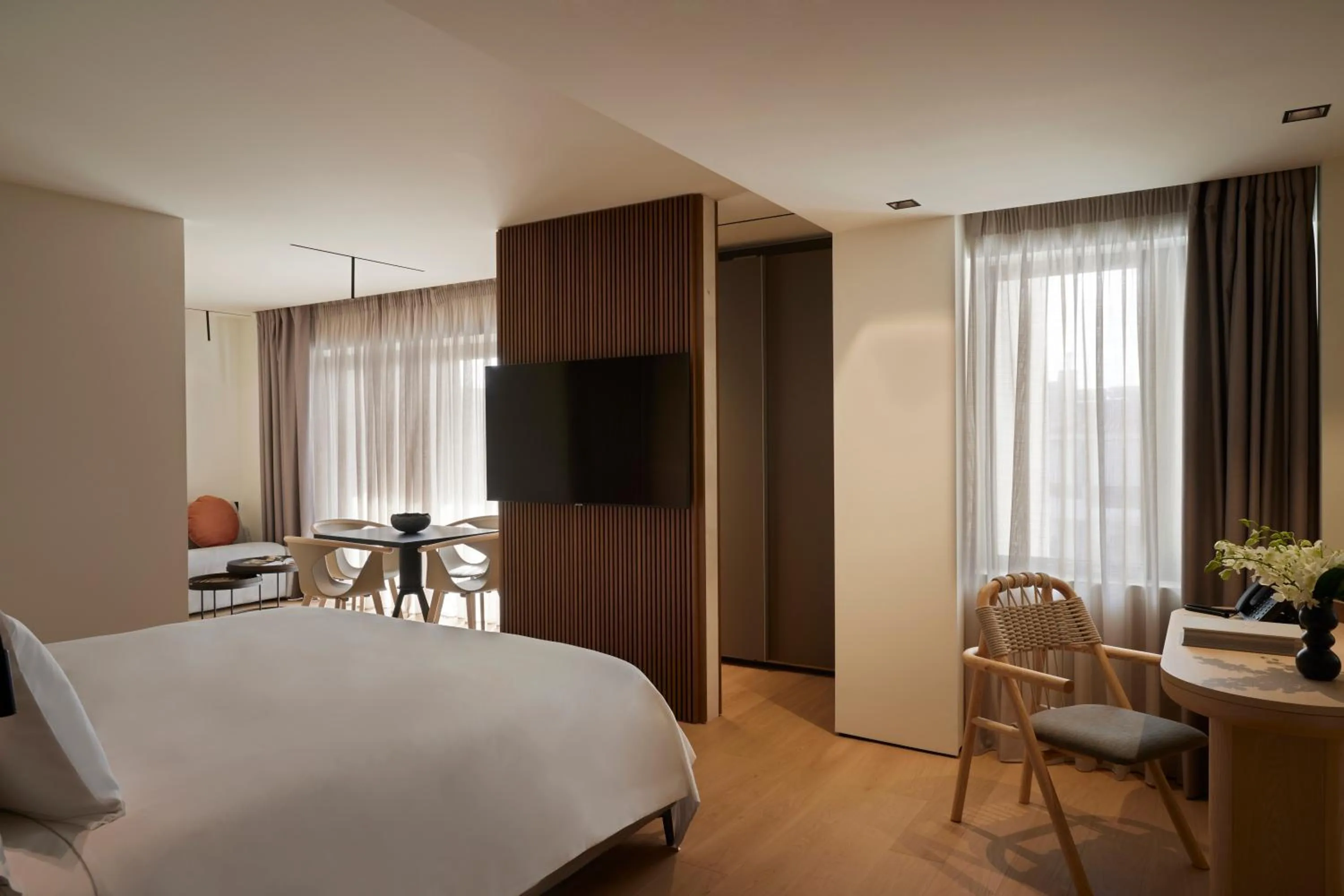 Bedroom, Bed in Dusit Suites Hotel Athens