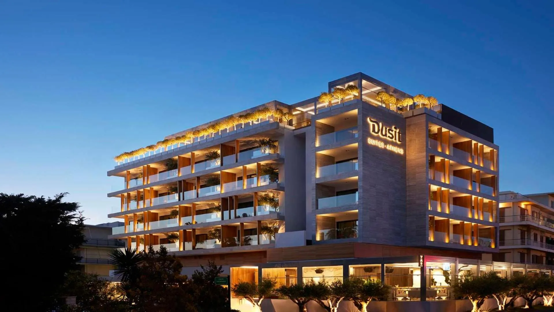 Property building in Dusit Suites Hotel Athens