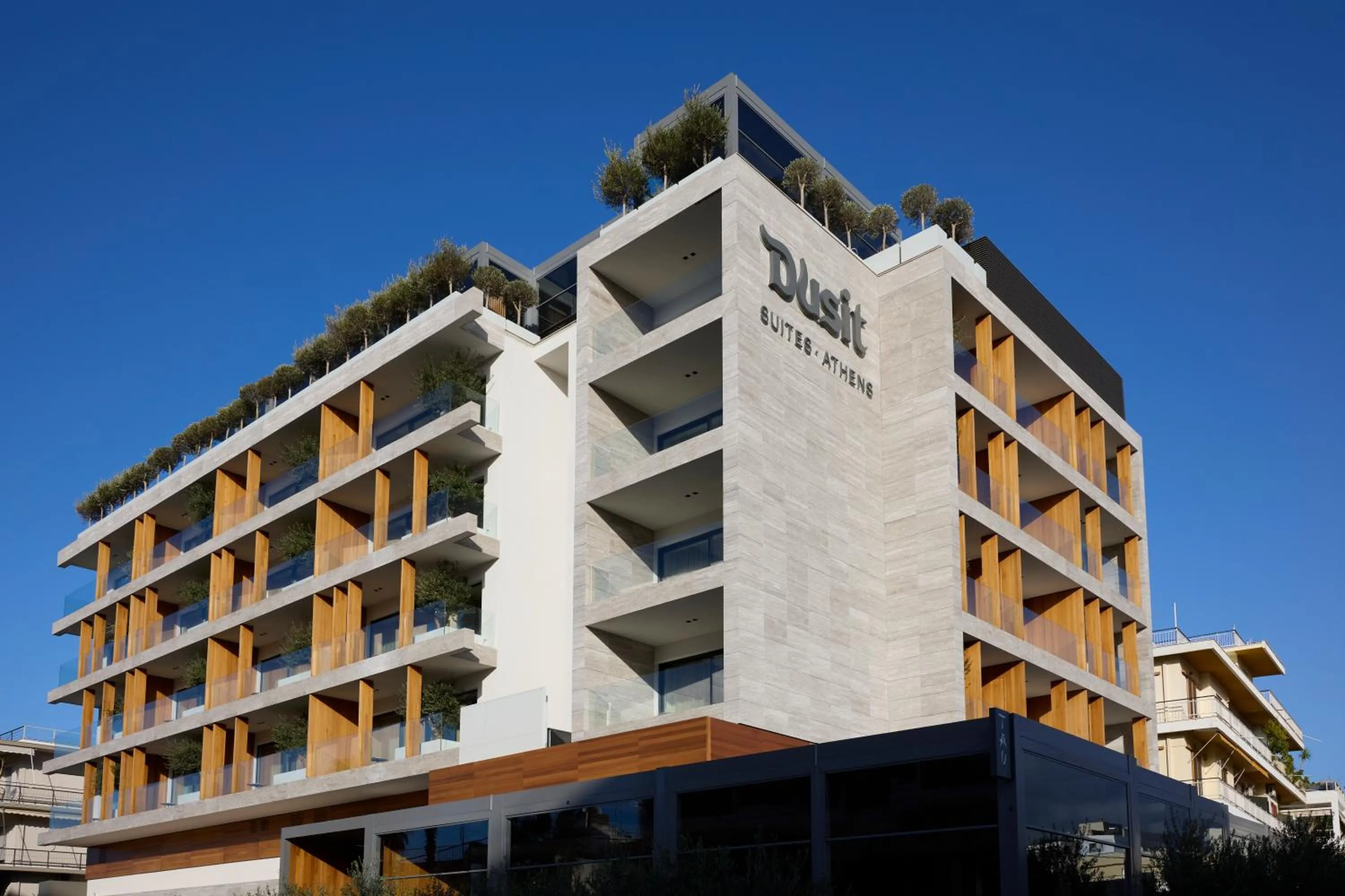 Property building in Dusit Suites Hotel Athens