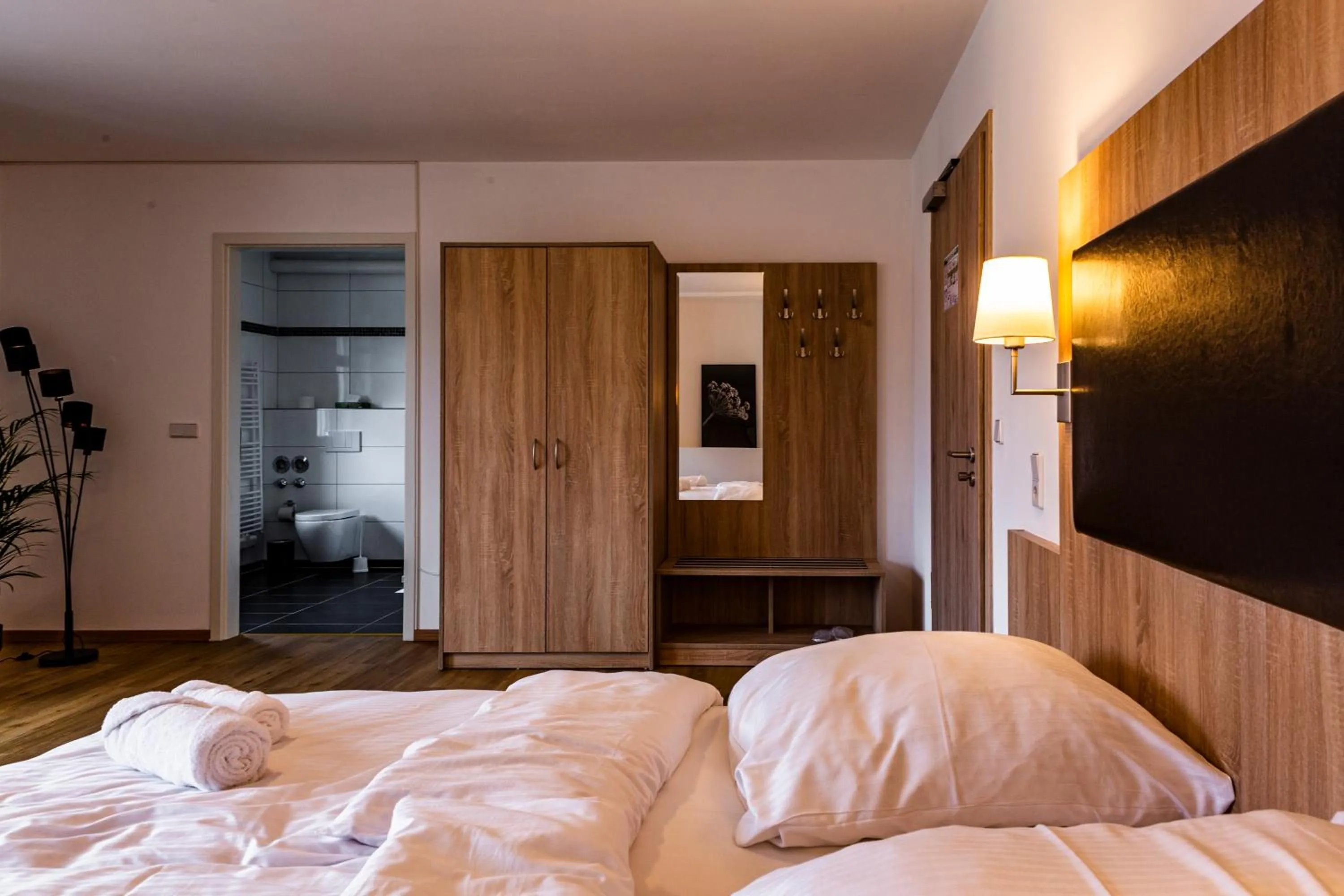 Bedroom, Bed in Motel Zur Dachsbaude