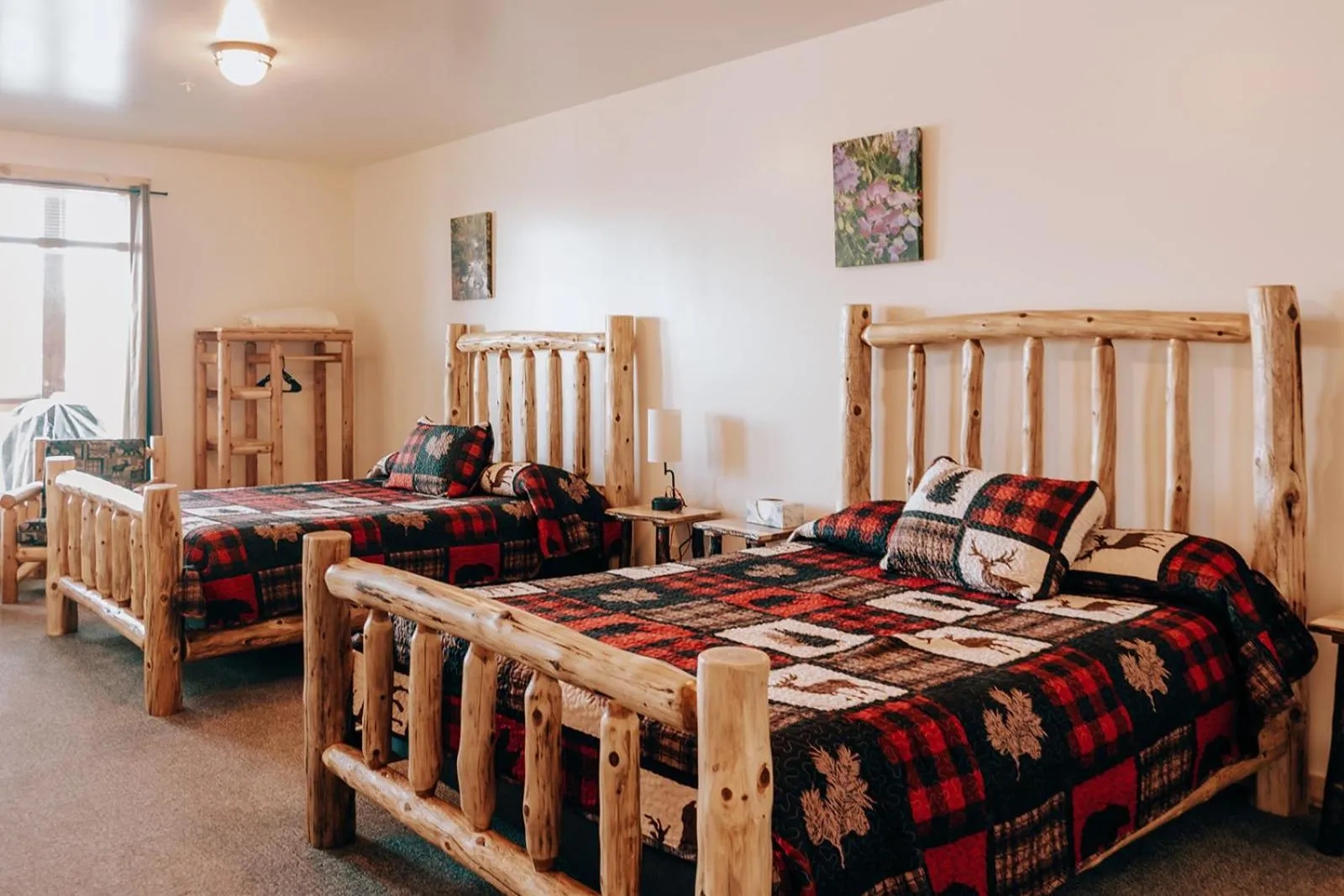 Bed in Keweenaw Waters Resort