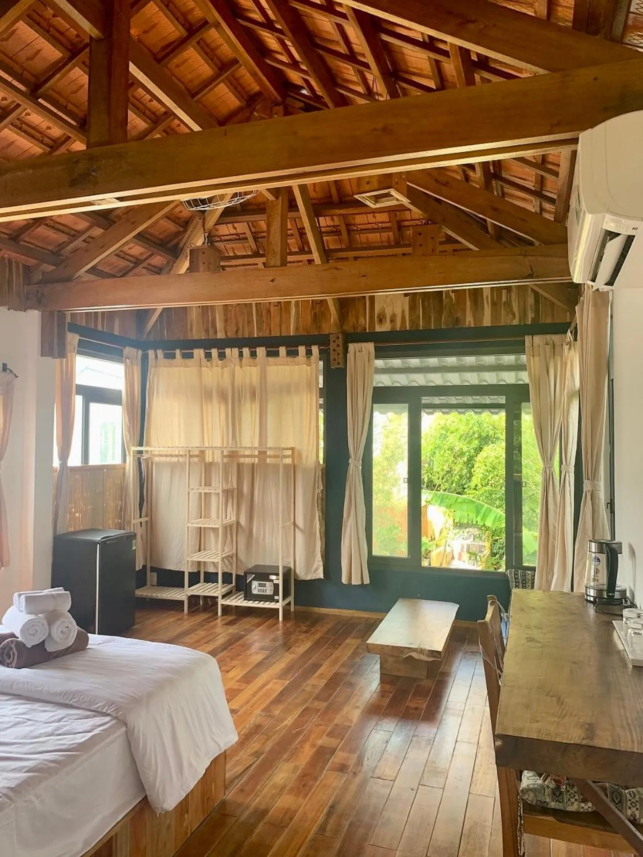 Living room, Bed in Eco Lagoon