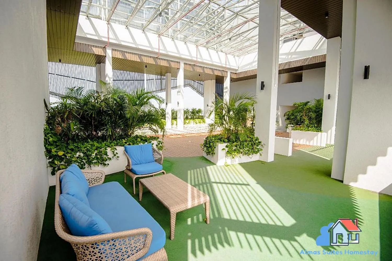 Lounge or bar in Almas Suites @ Puteri Harbour