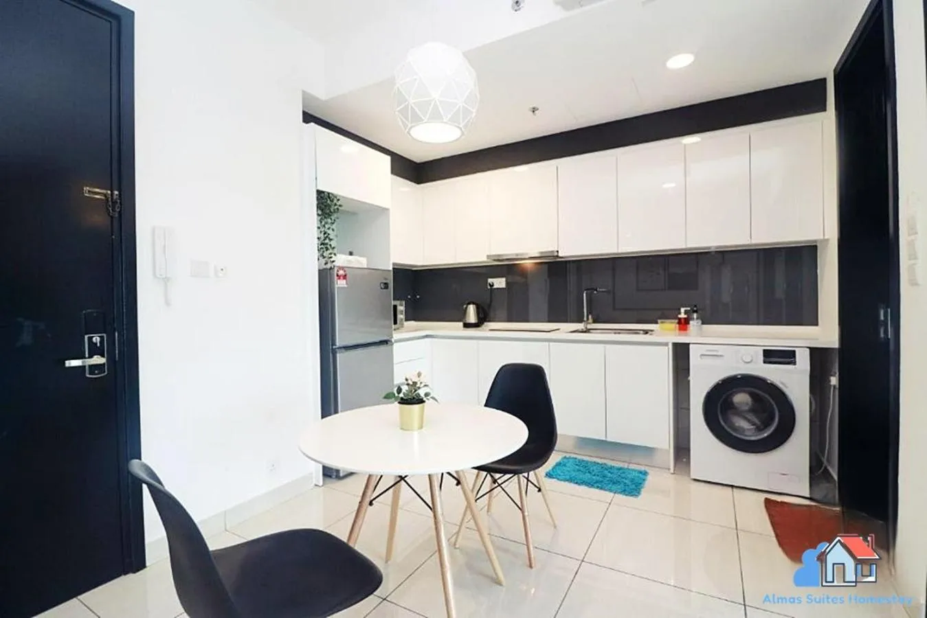 Dining area in Almas Suites @ Puteri Harbour