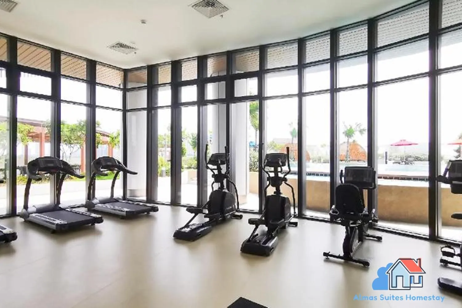 Fitness centre/facilities in Almas Suites @ Puteri Harbour