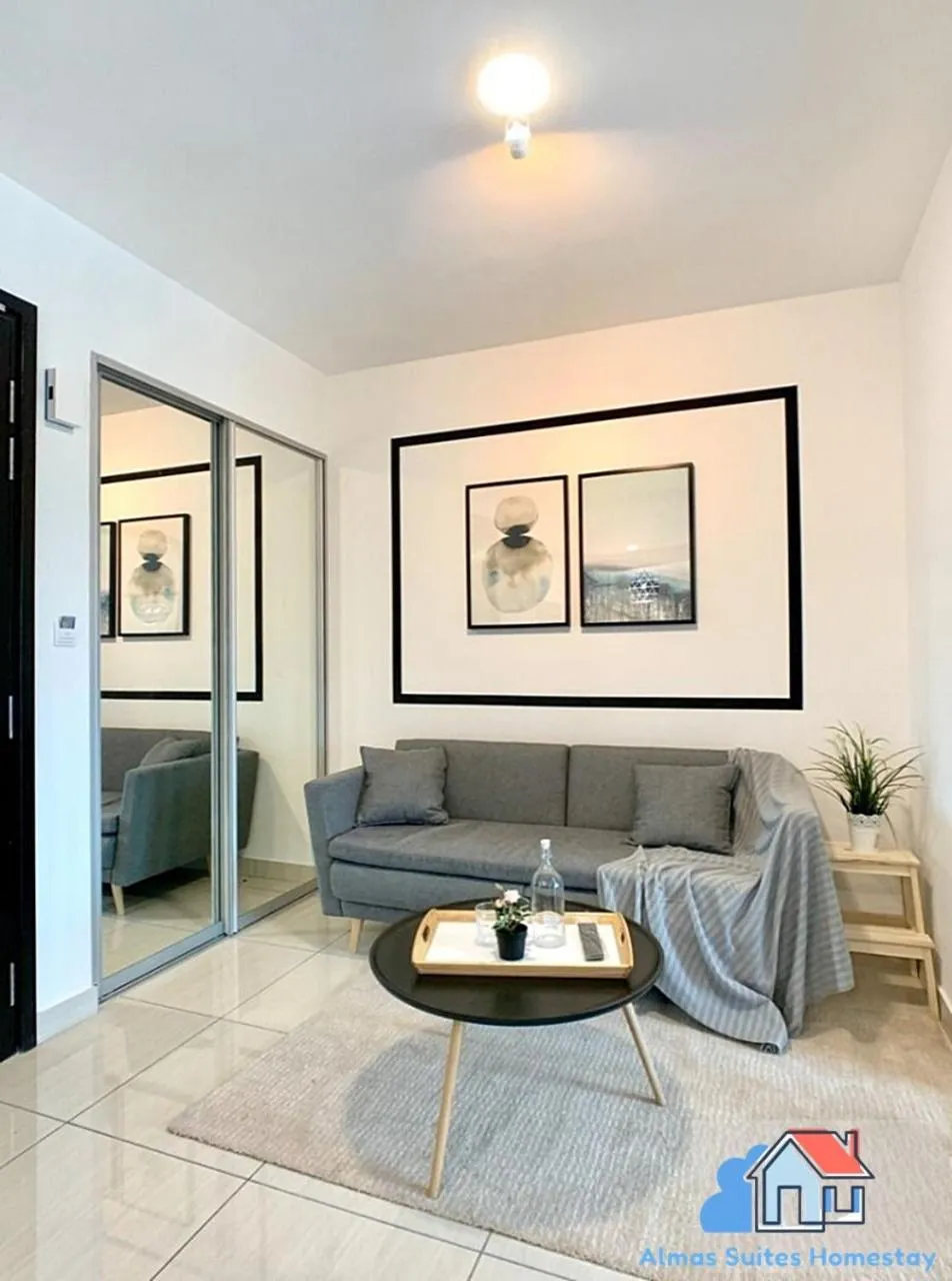 Living room in Almas Suites @ Puteri Harbour