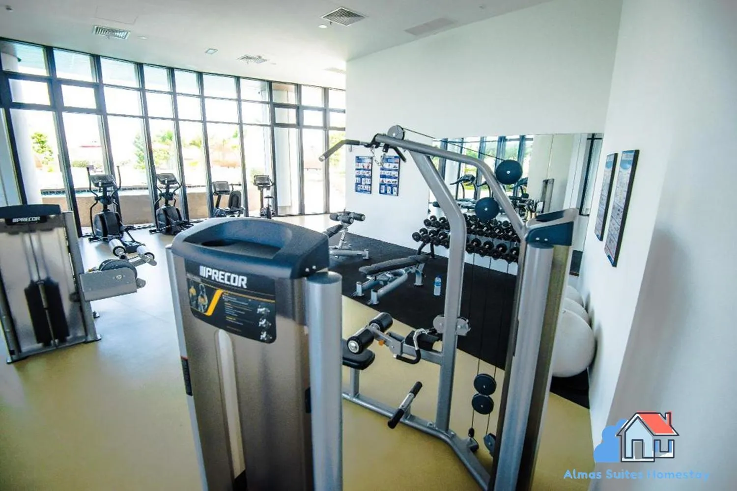 Fitness centre/facilities in Almas Suites @ Puteri Harbour