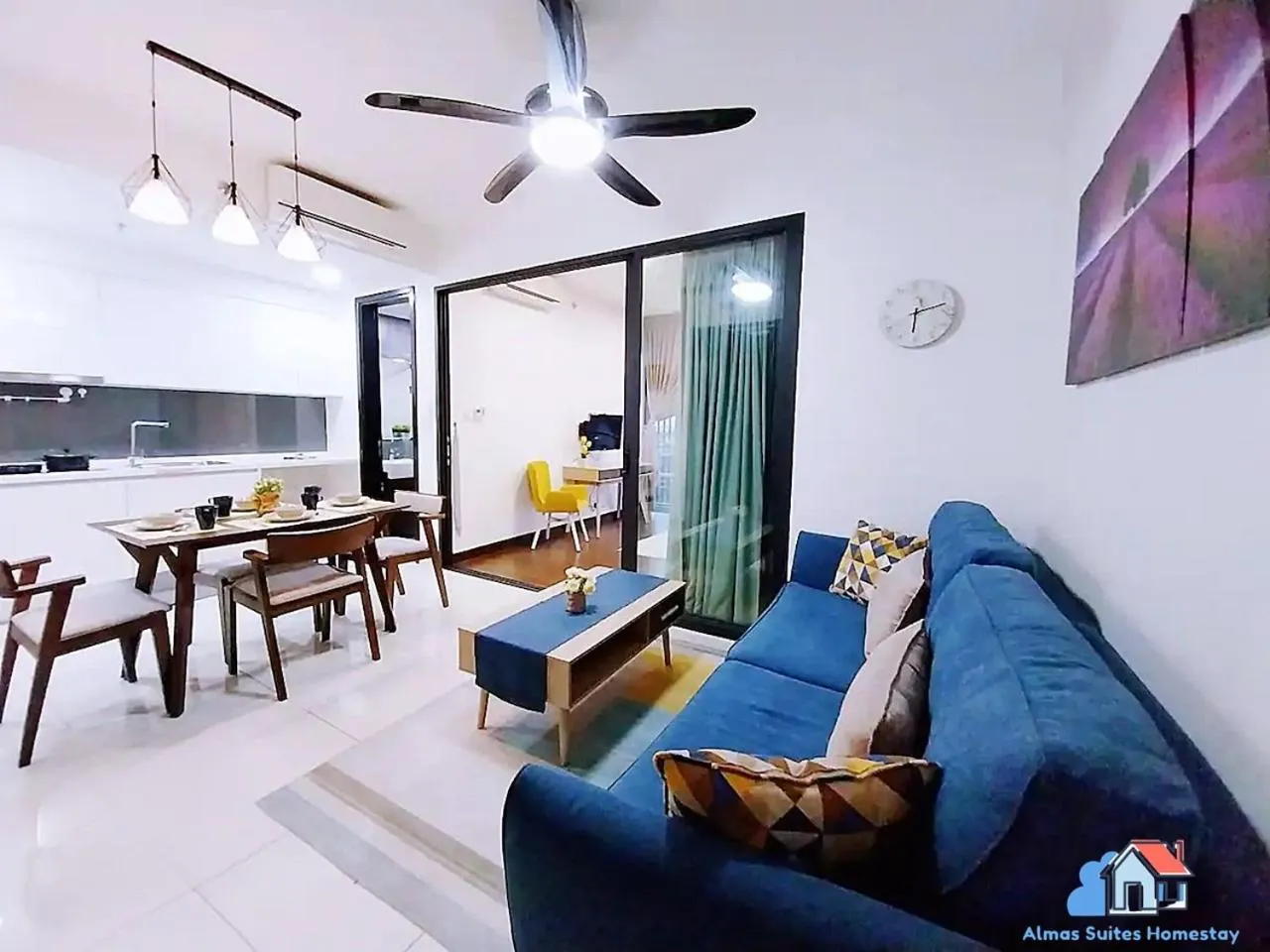 Living room in Almas Suites @ Puteri Harbour