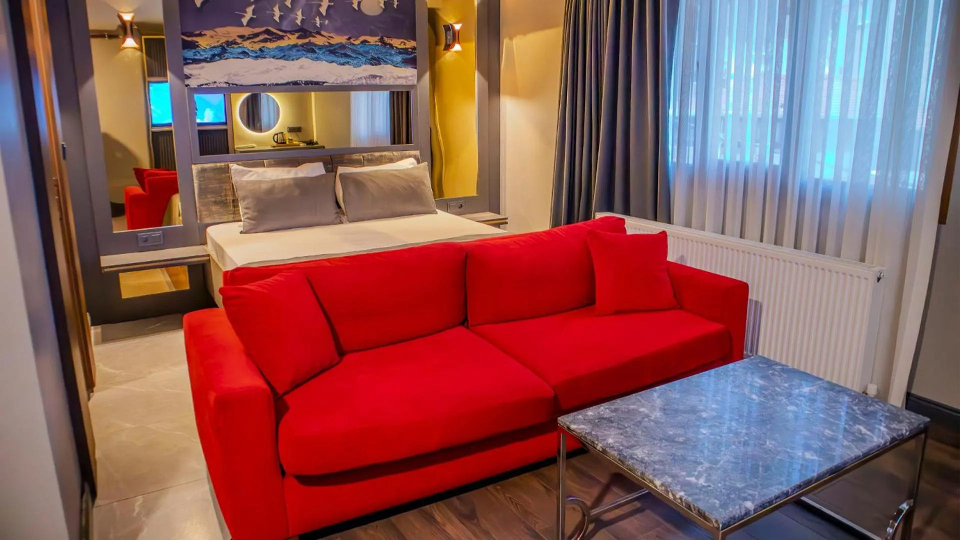 Photo of the whole room, Bed in 216 Eagle Palace Suite