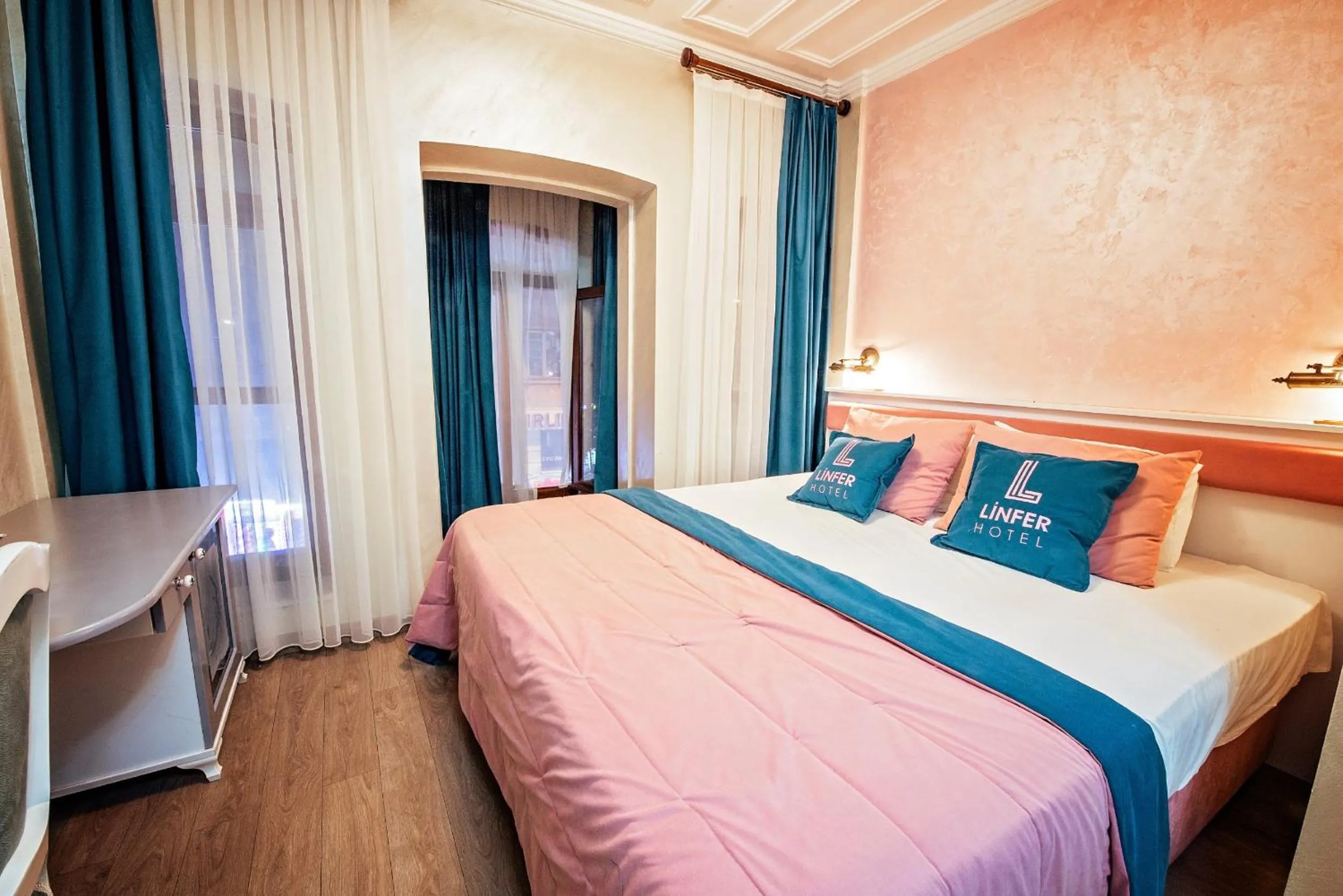 Bed in Linfer Hotel Taksim