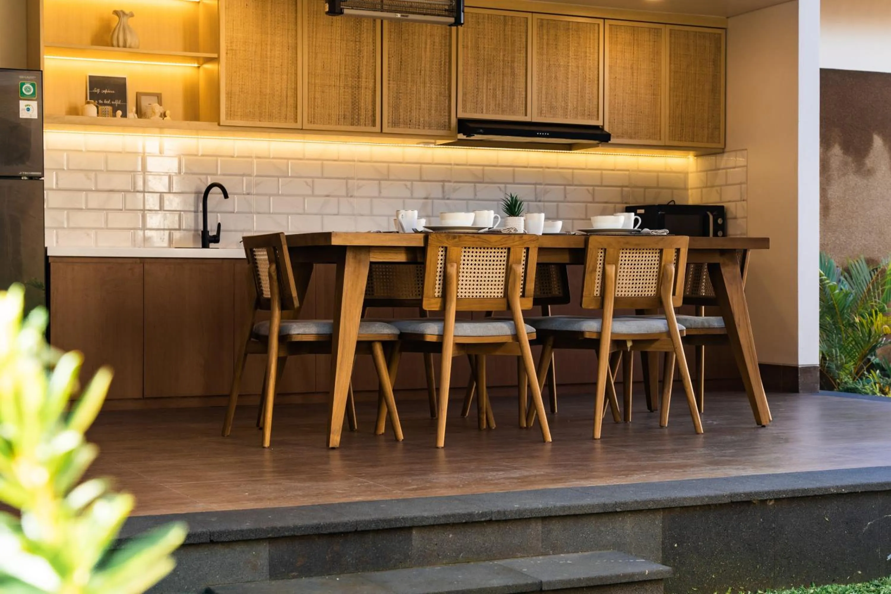 Kitchen or kitchenette in Shankara Munduk Bali