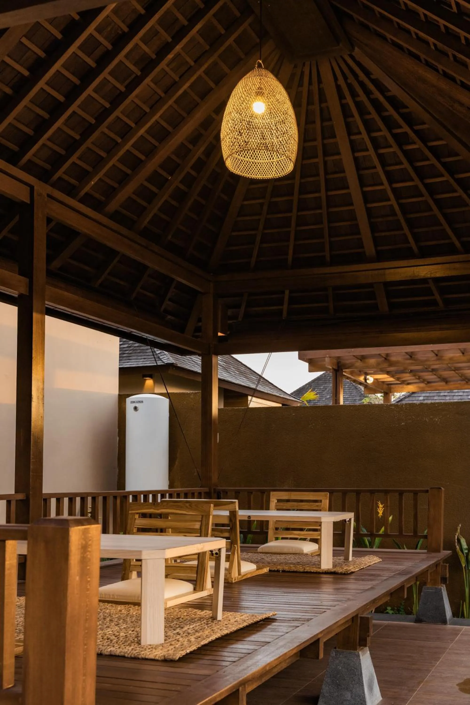 Seating area in Shankara Munduk Bali