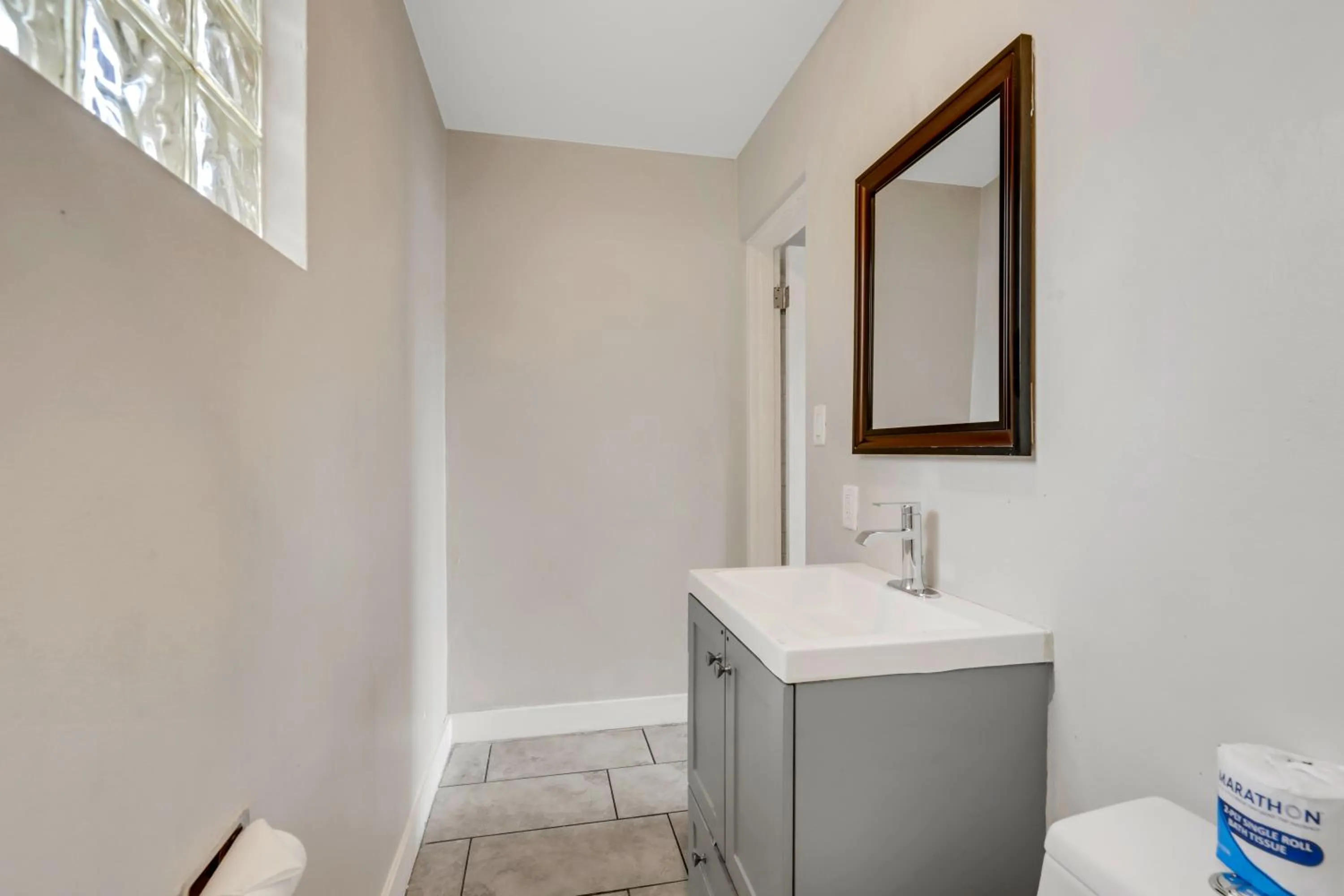 Bathroom in Desert Moon Motel