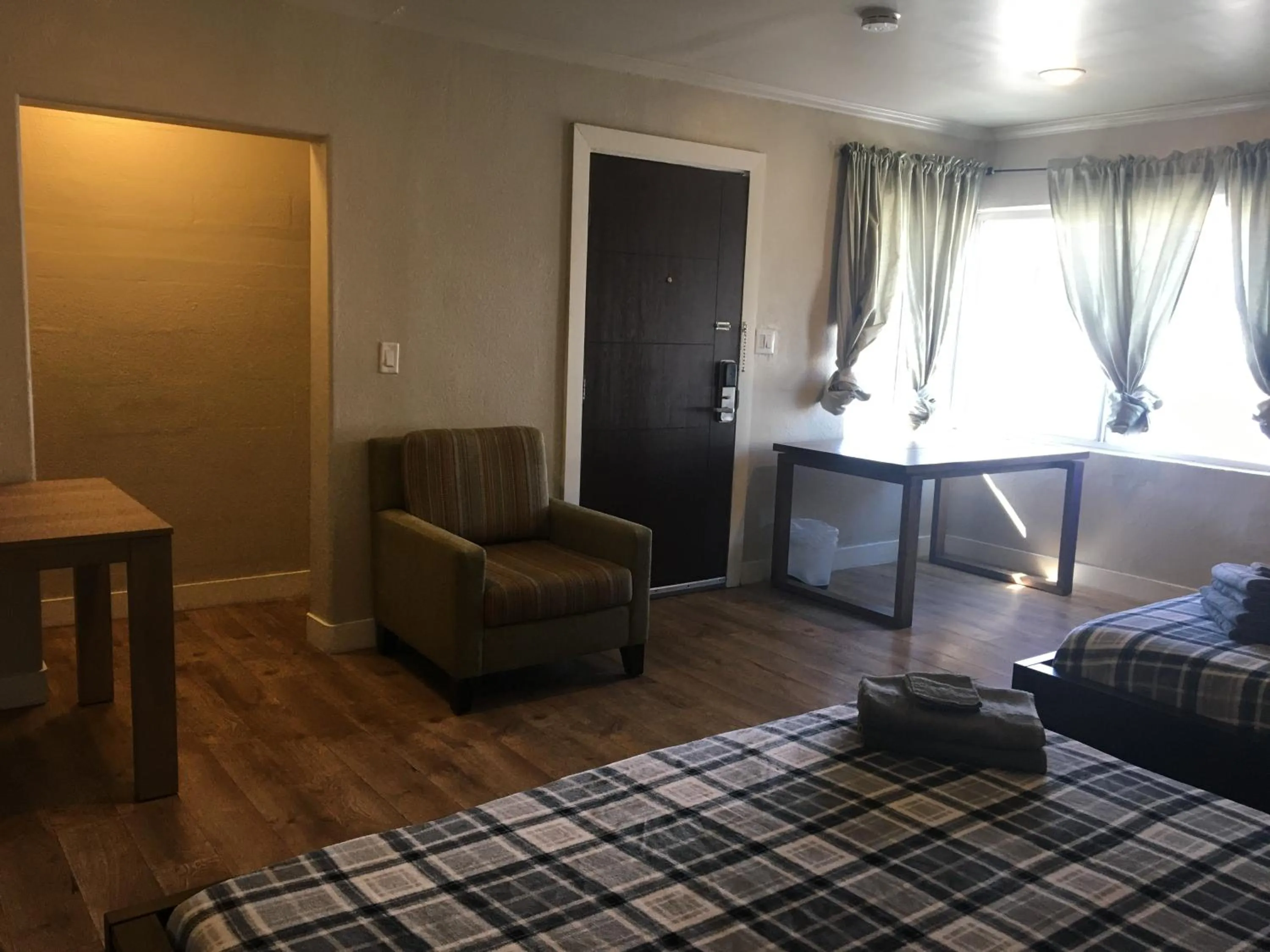 Bed in Desert Moon Motel