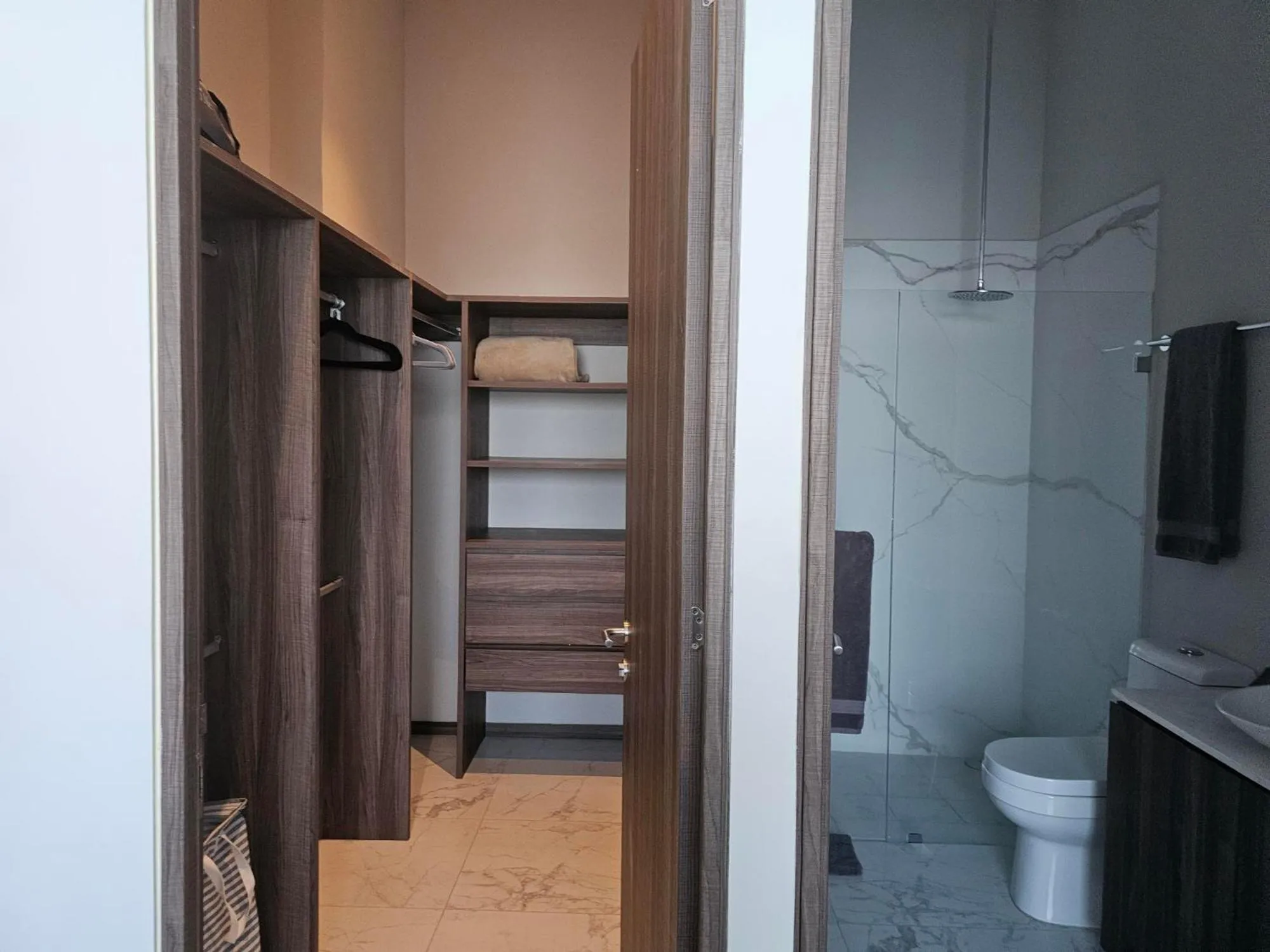 wardrobe in Maritima Front Beach Apartment