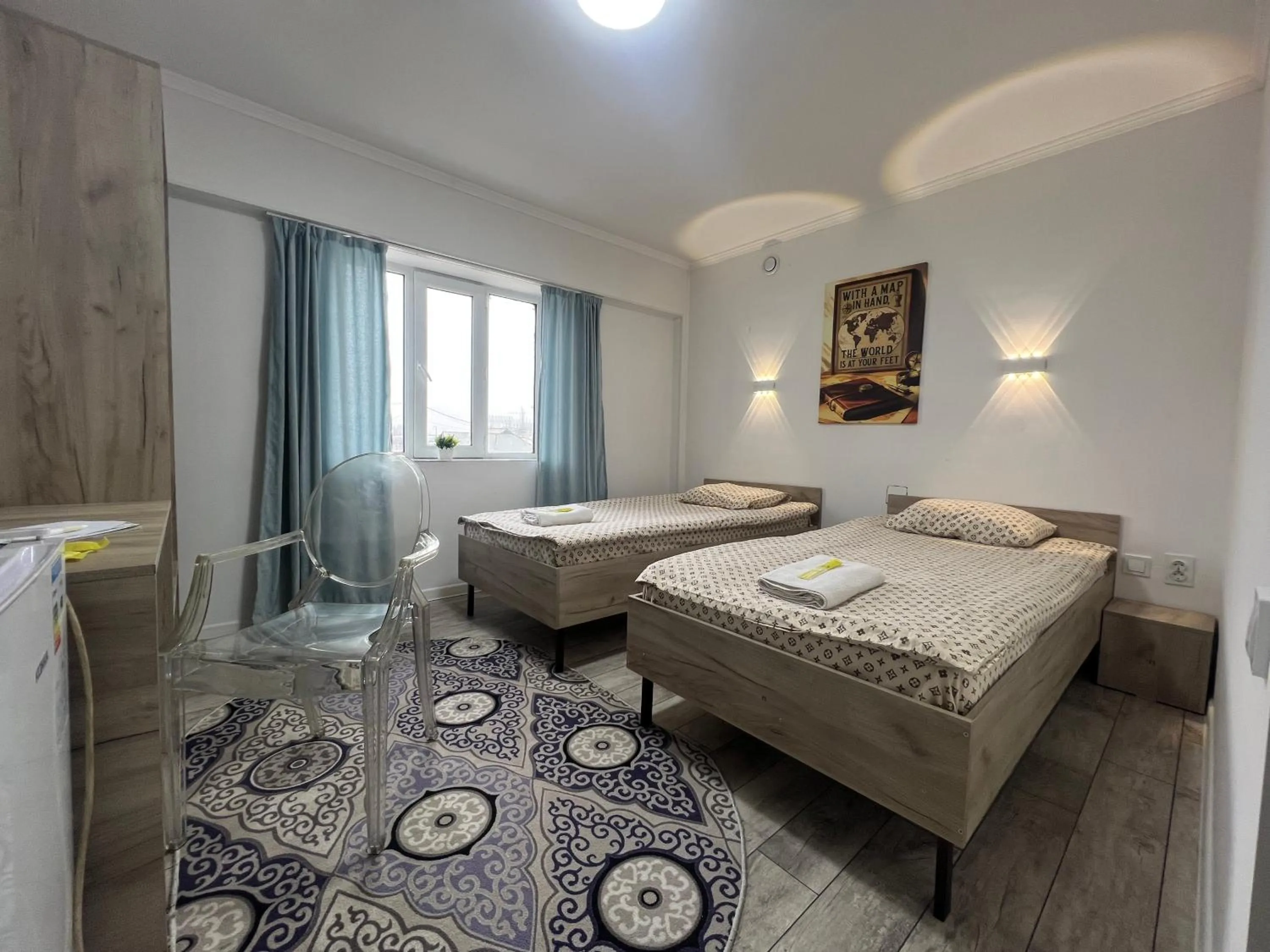 Bed in ABS Guest House Osh