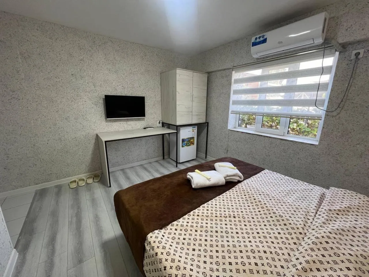 Bed in ABS Guest House Osh