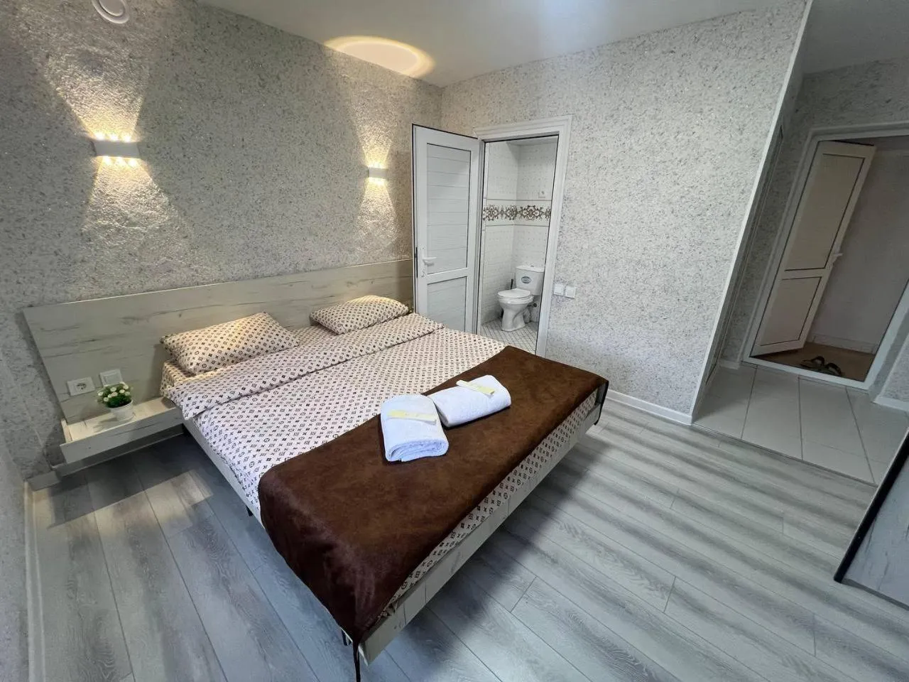 Bed in ABS Guest House Osh