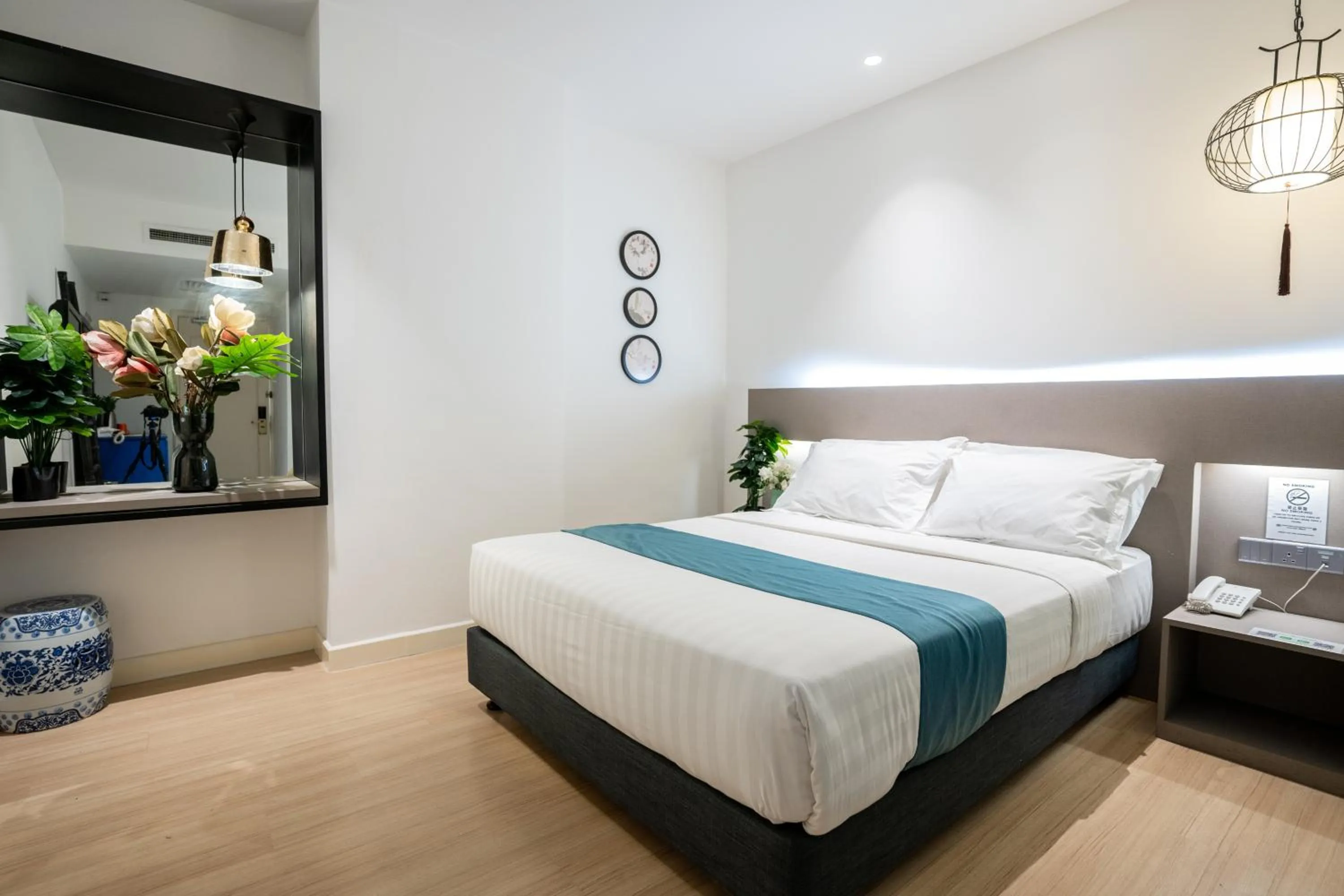 Bed in Floresta Hotel Chinatown