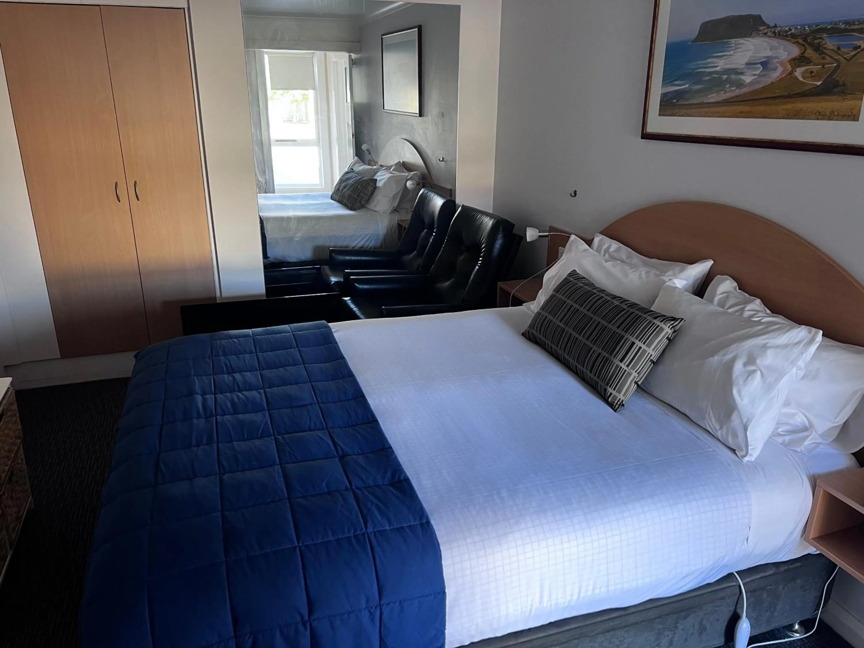 Bed in The Dannebrog Lodge