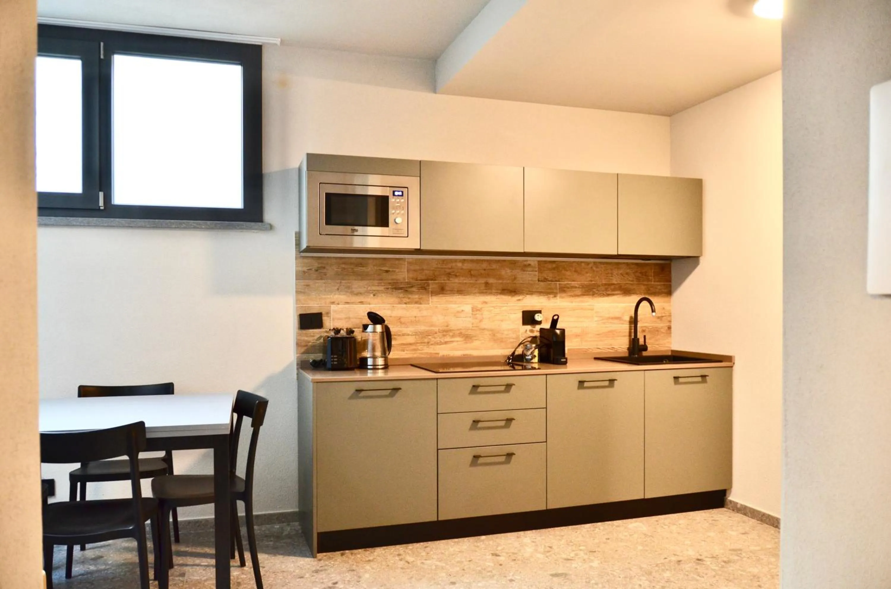 Kitchen or kitchenette in Apartments Du Parc