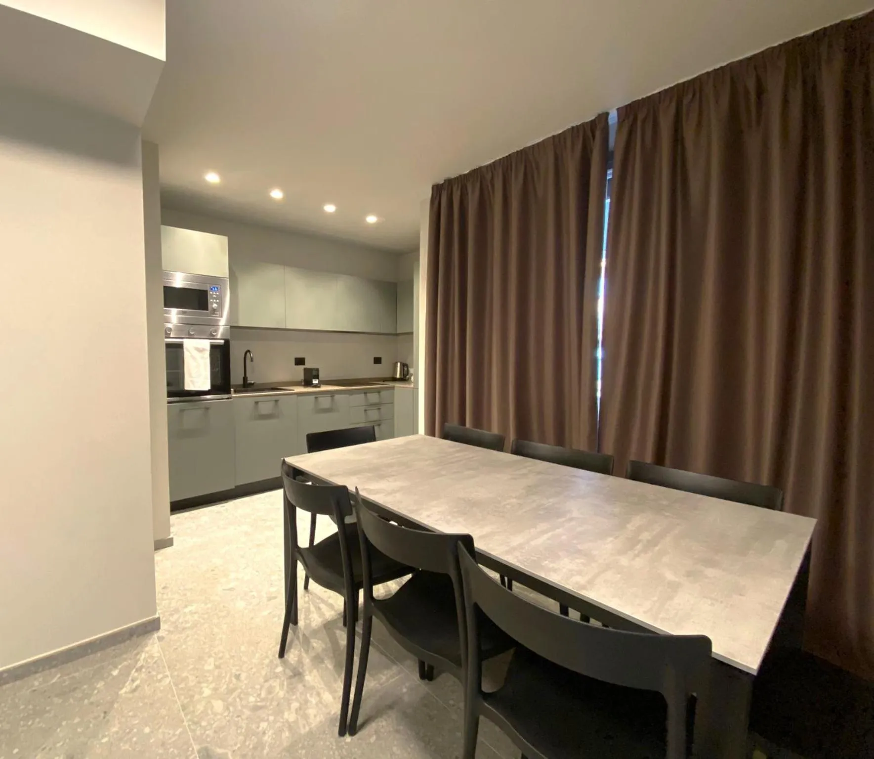 Dining area in Apartments Du Parc