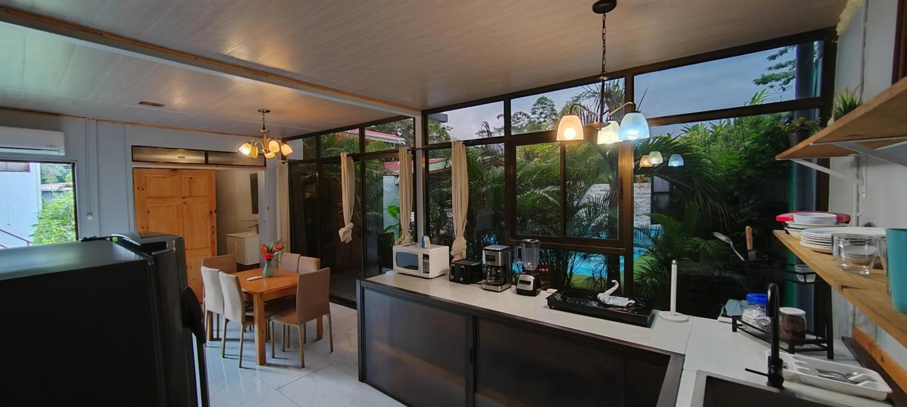 Kitchen or kitchenette in Ballena Rey Hotel