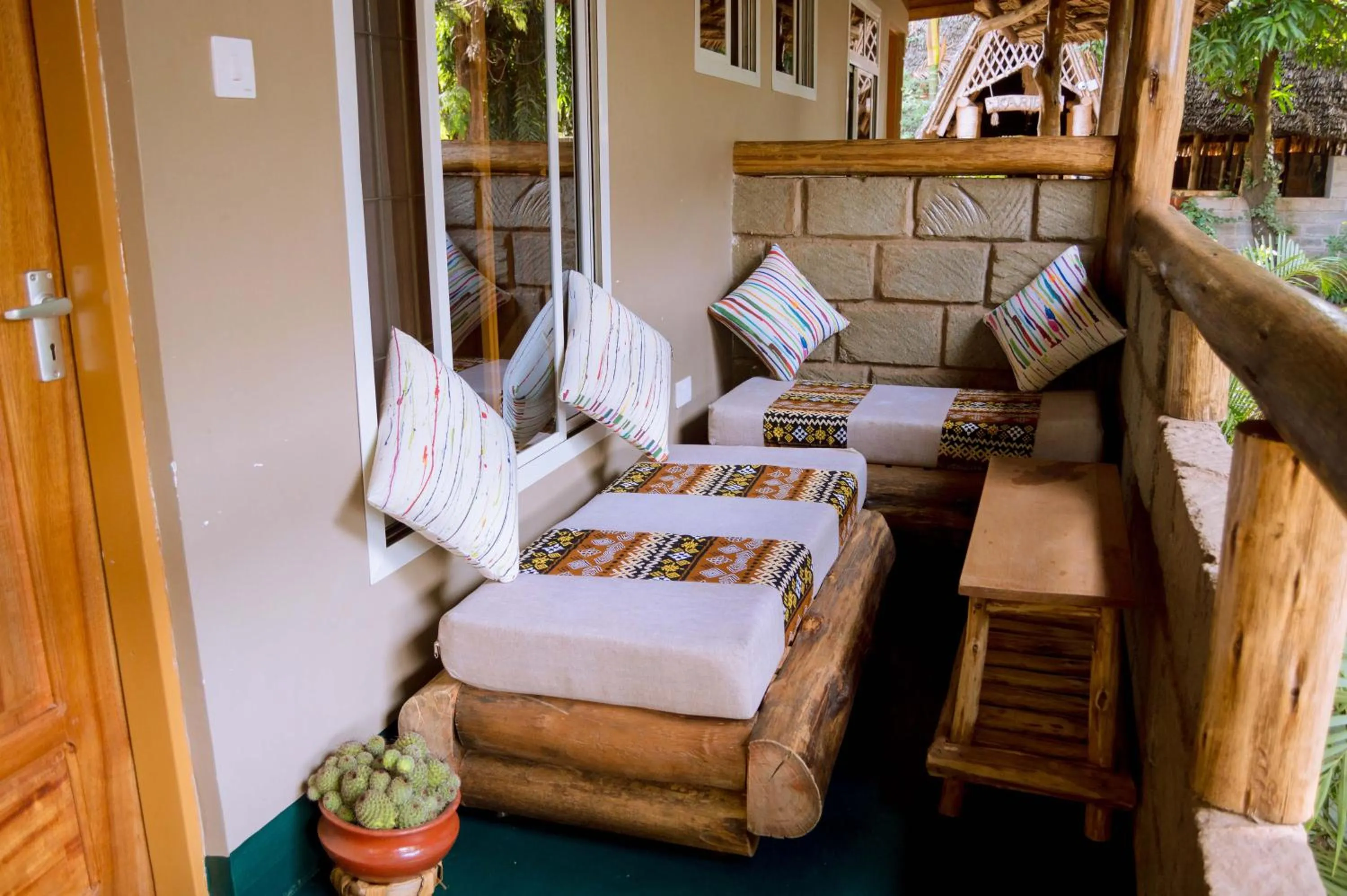 Balcony/Terrace, Bed in Kilimanjaro Scenic Homestay