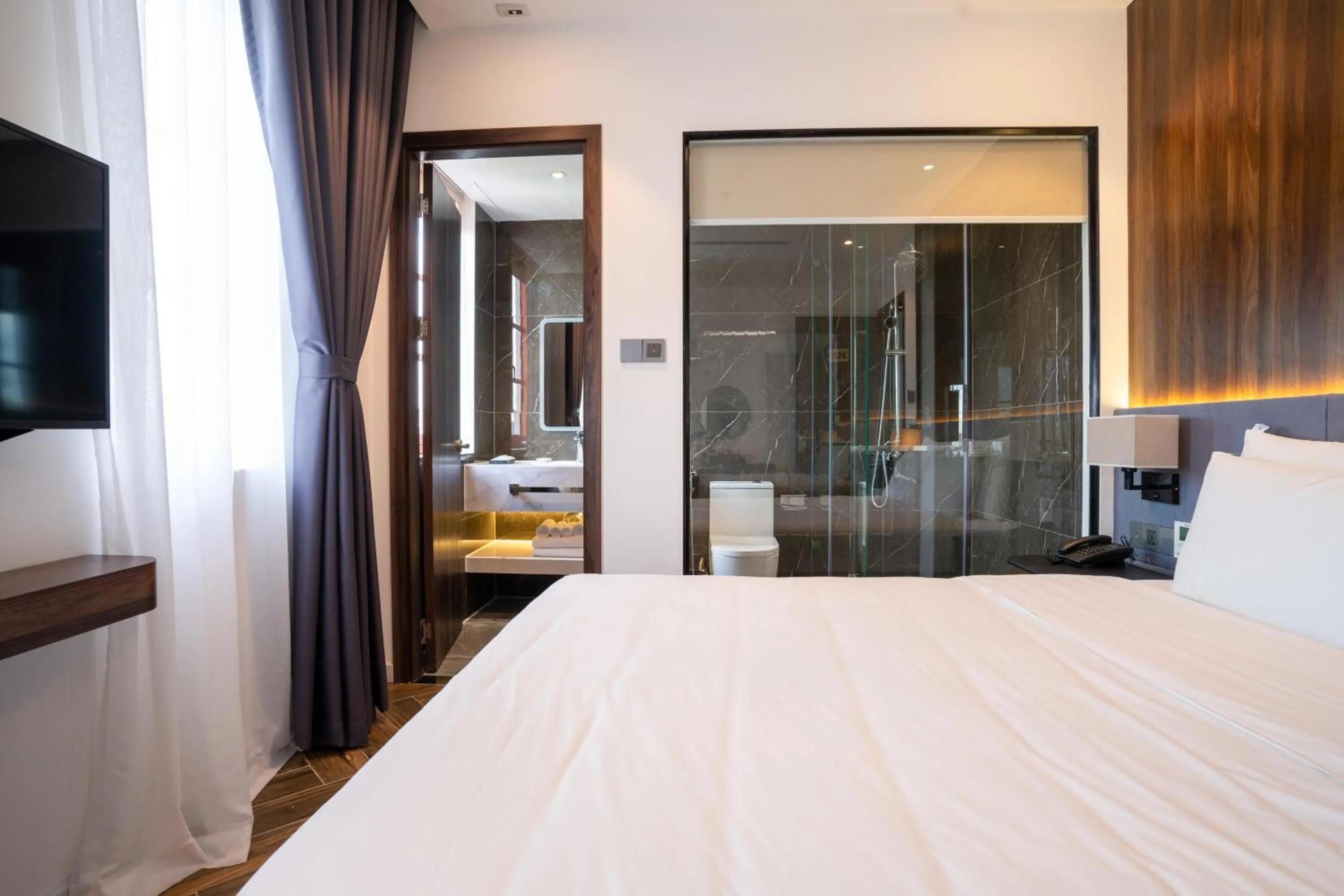 Bedroom, Bed in Calidum Phu Quoc Hotel