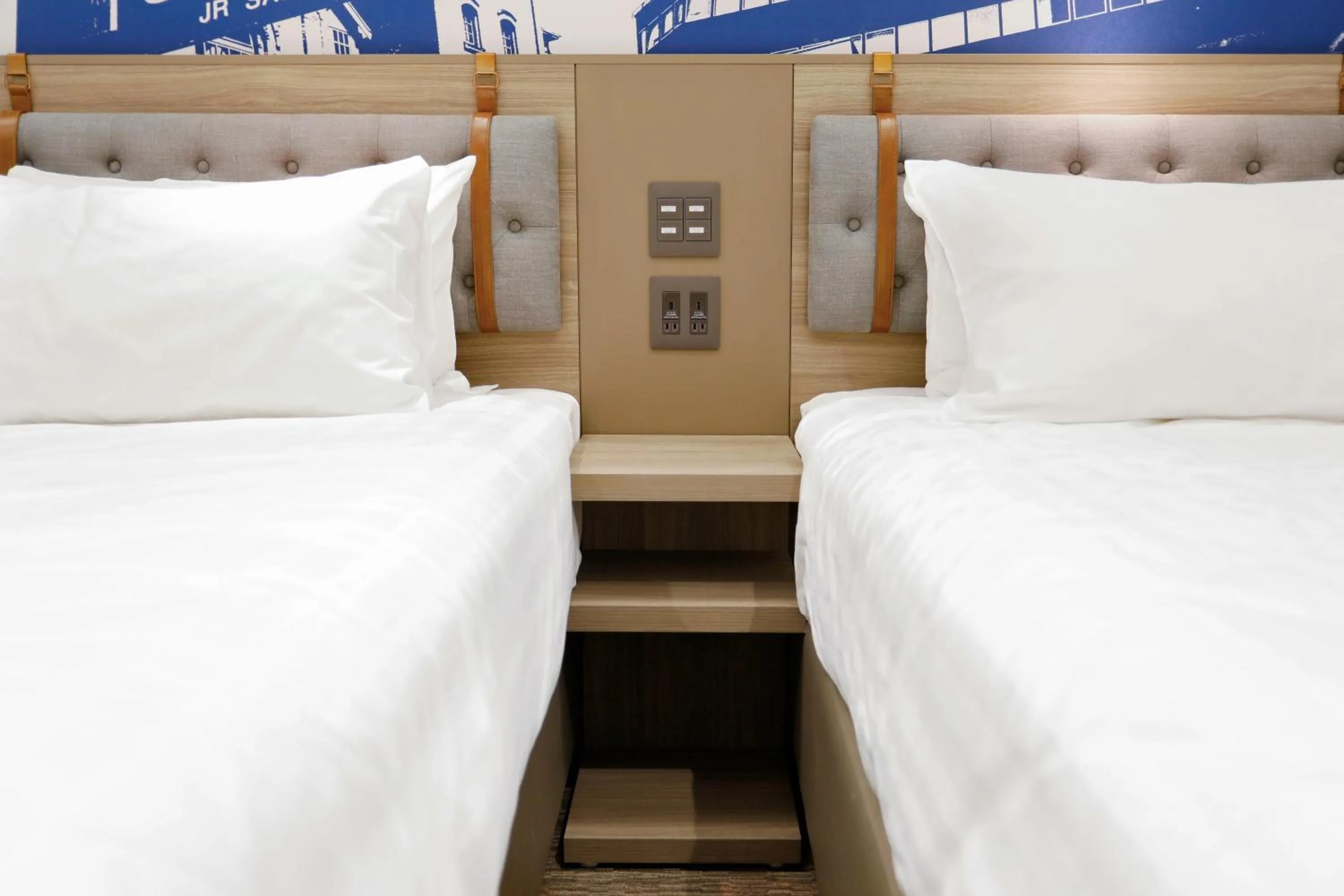 Bed in Travelodge Sapporo Susukino