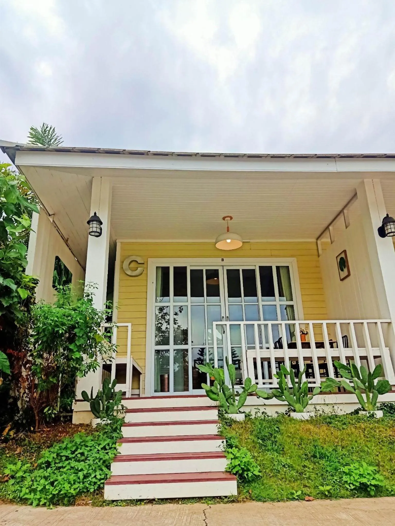 Balcony/Terrace in ภูฝ้ายวิลล่า Phufai villa