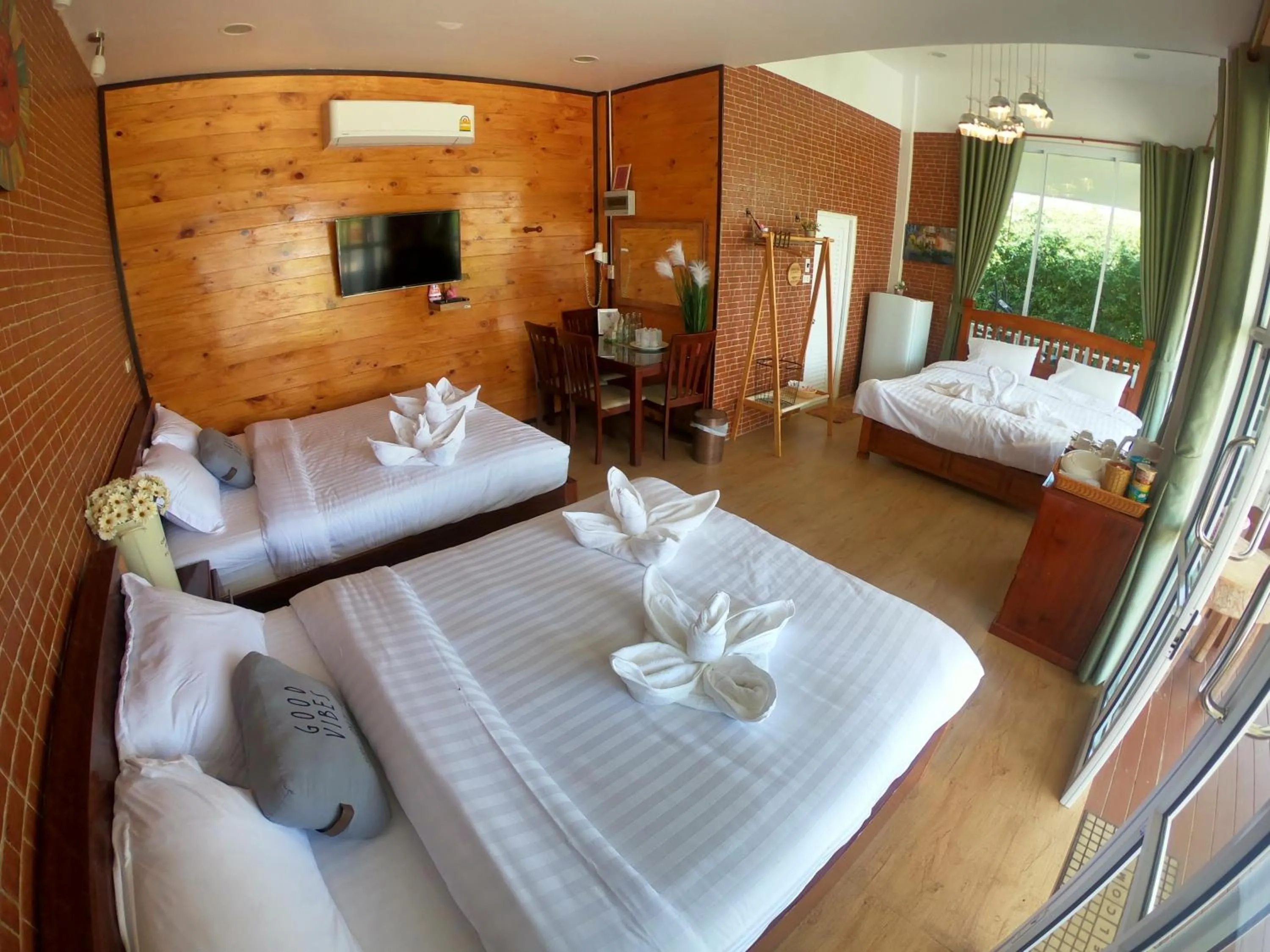 Bedroom, Bed in ภูฝ้ายวิลล่า Phufai villa