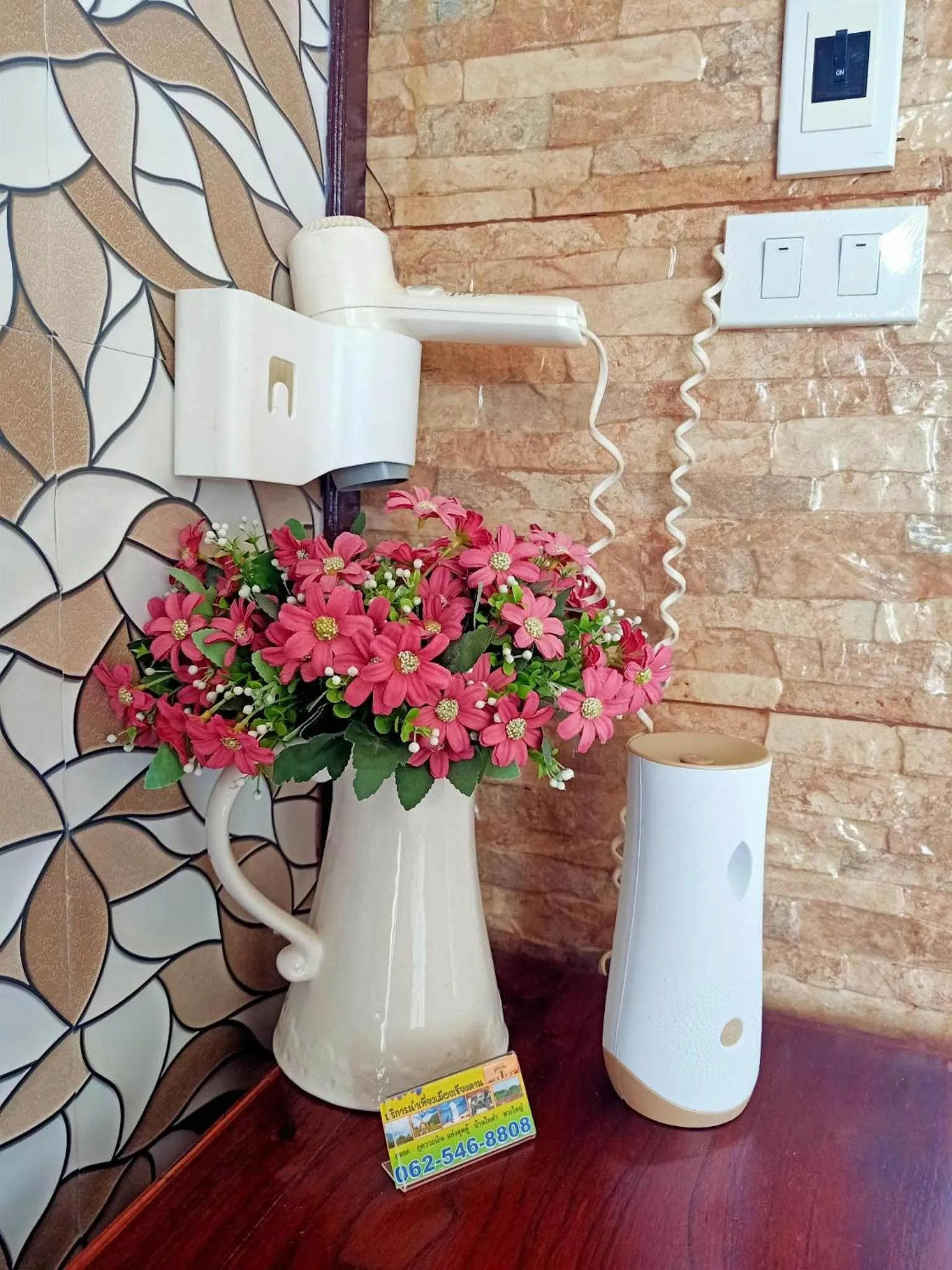 Decorative detail in ภูฝ้ายวิลล่า Phufai villa