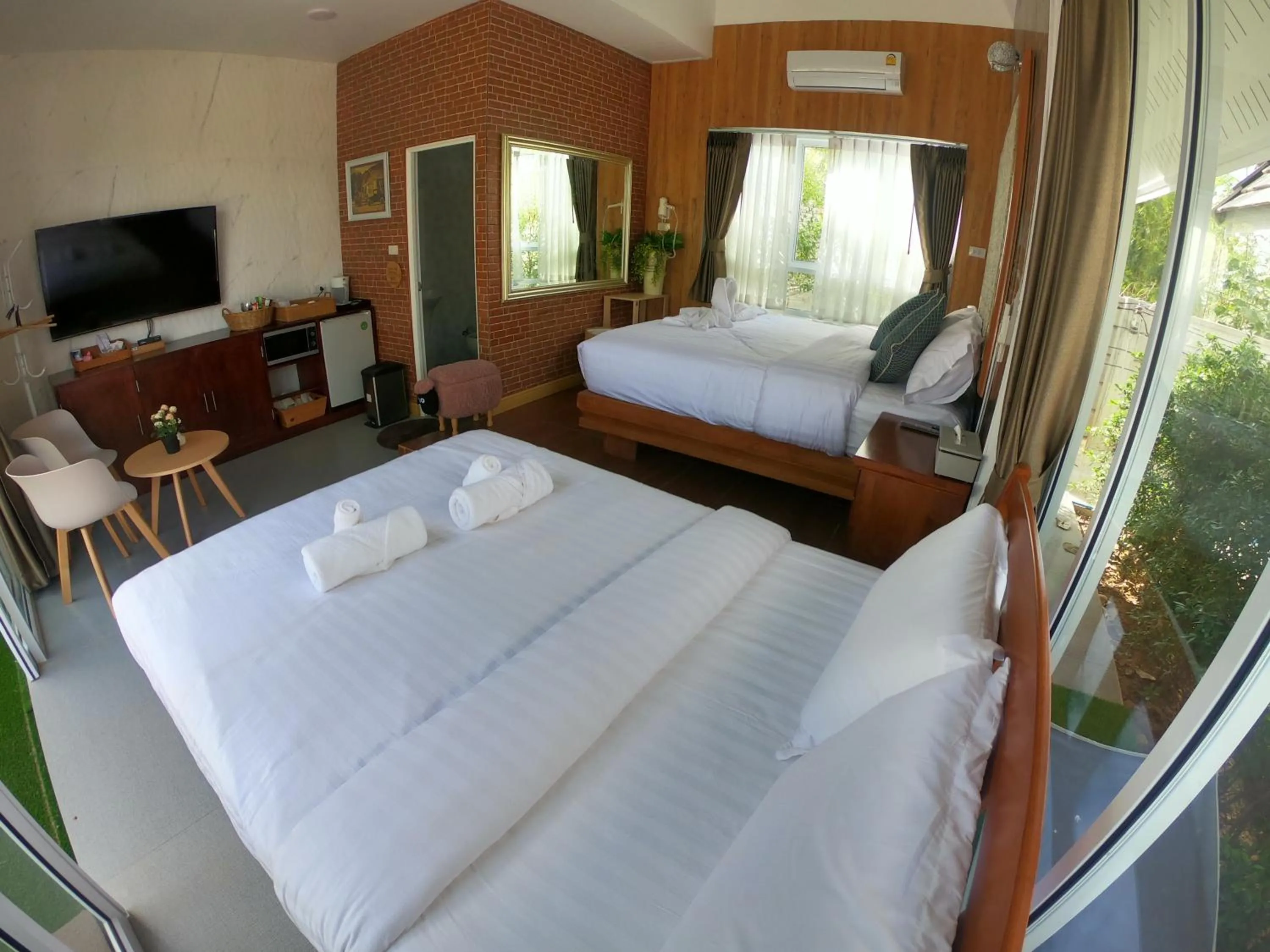 Bedroom, Bed in ภูฝ้ายวิลล่า Phufai villa